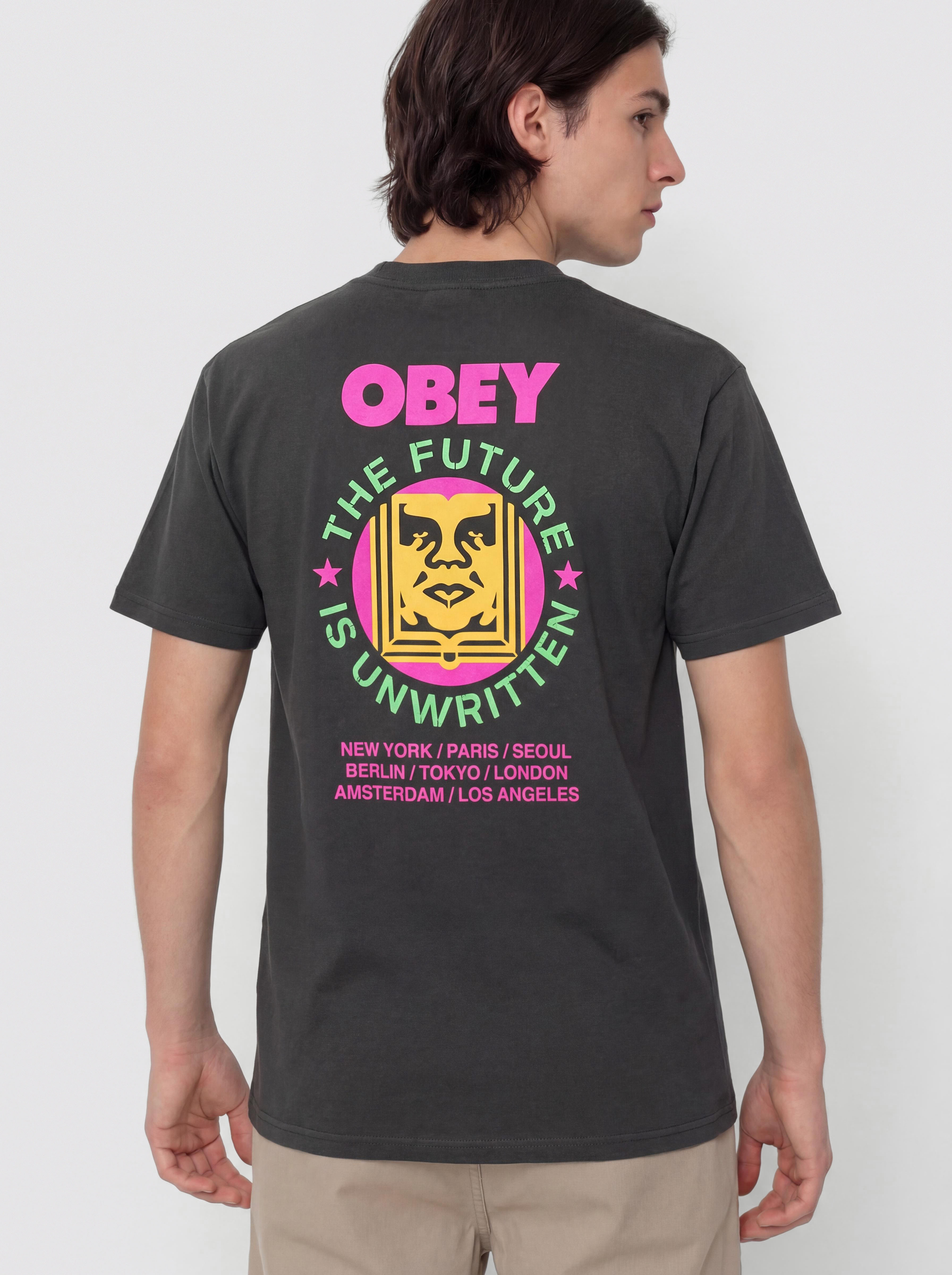 T-shirt OBEY Future Unwritten (vintage black)