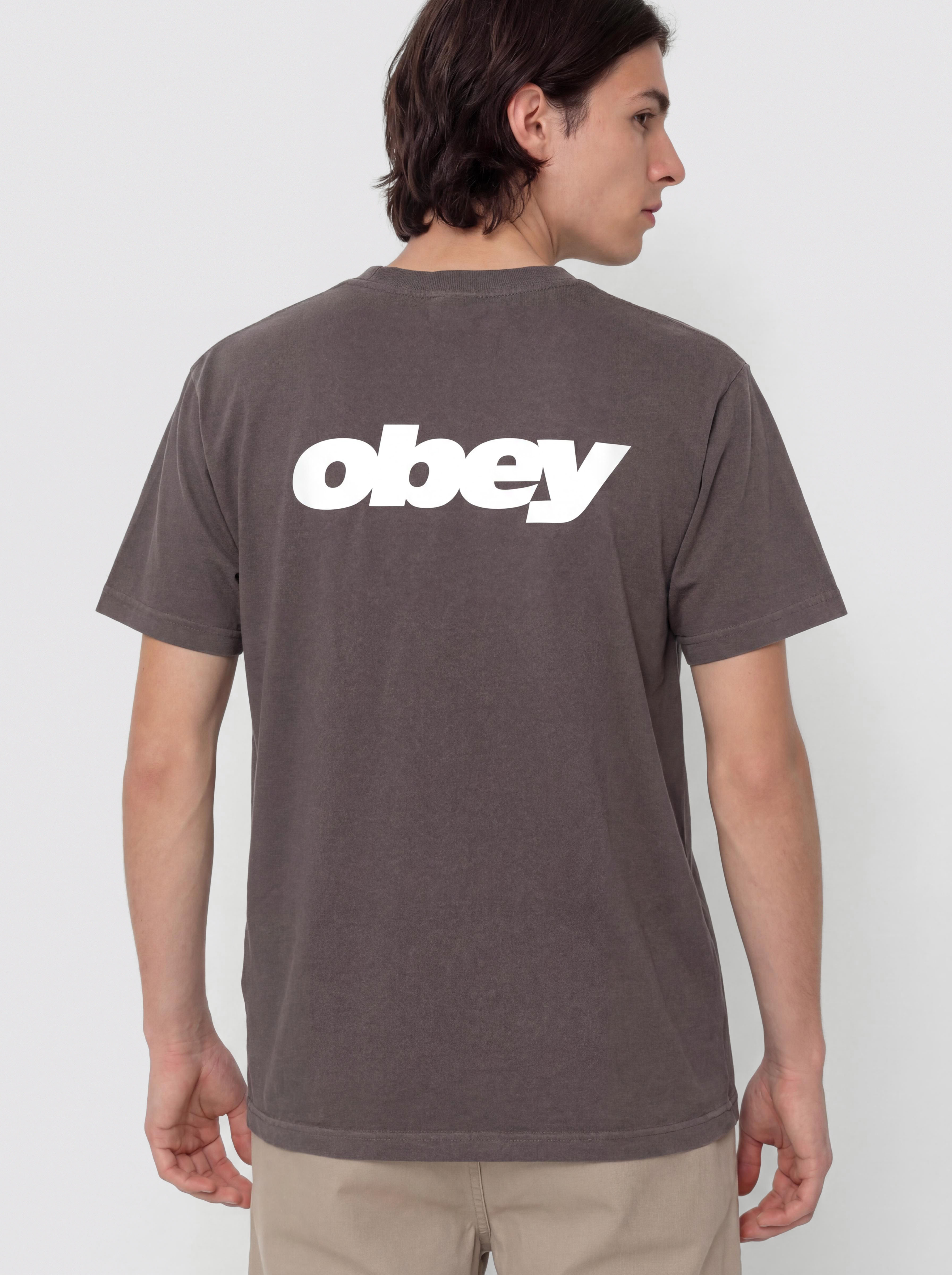 T-shirt OBEY Bounce (pigment dusty black)