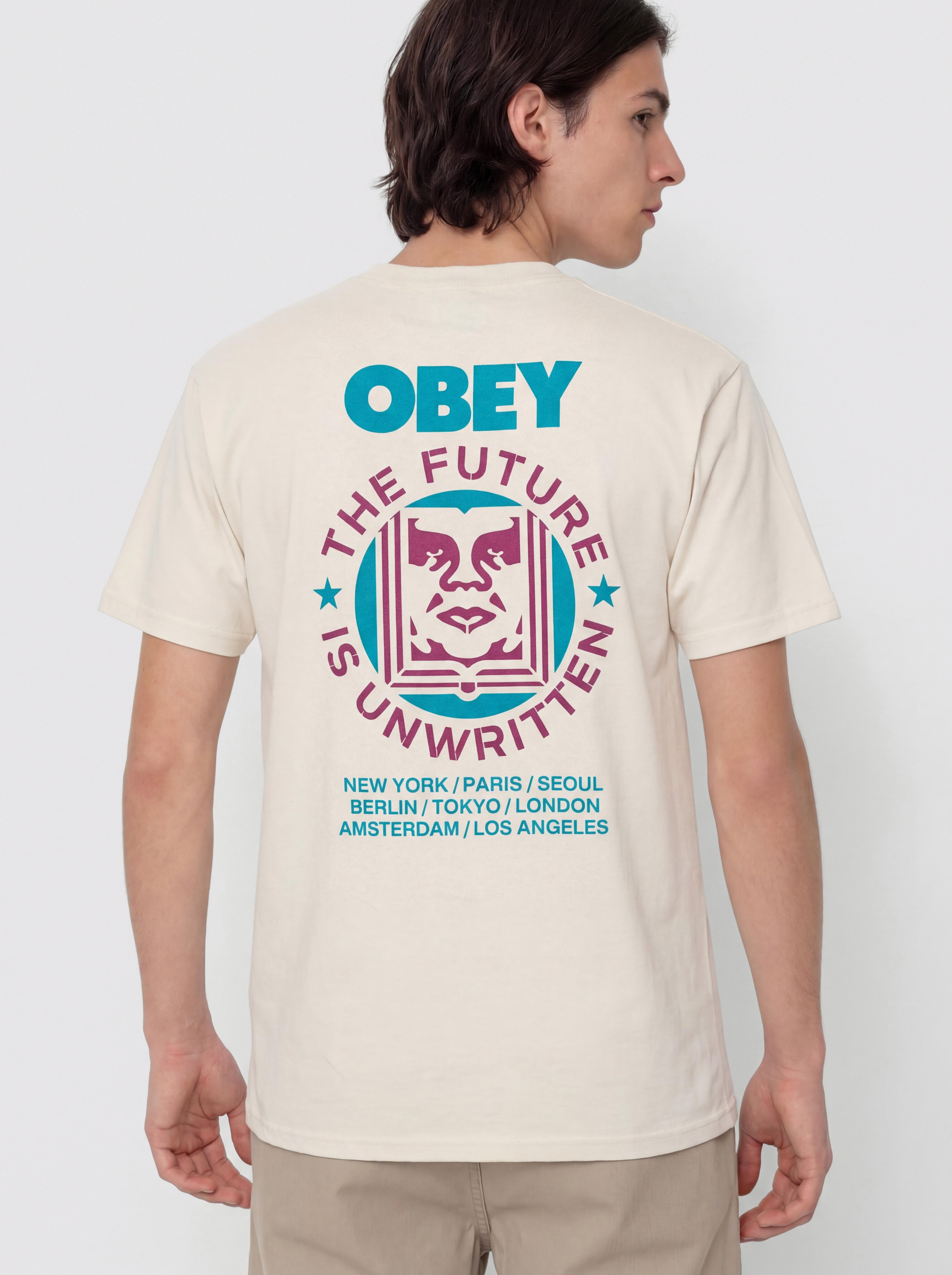 T-shirt OBEY Future Unwritten (cream)