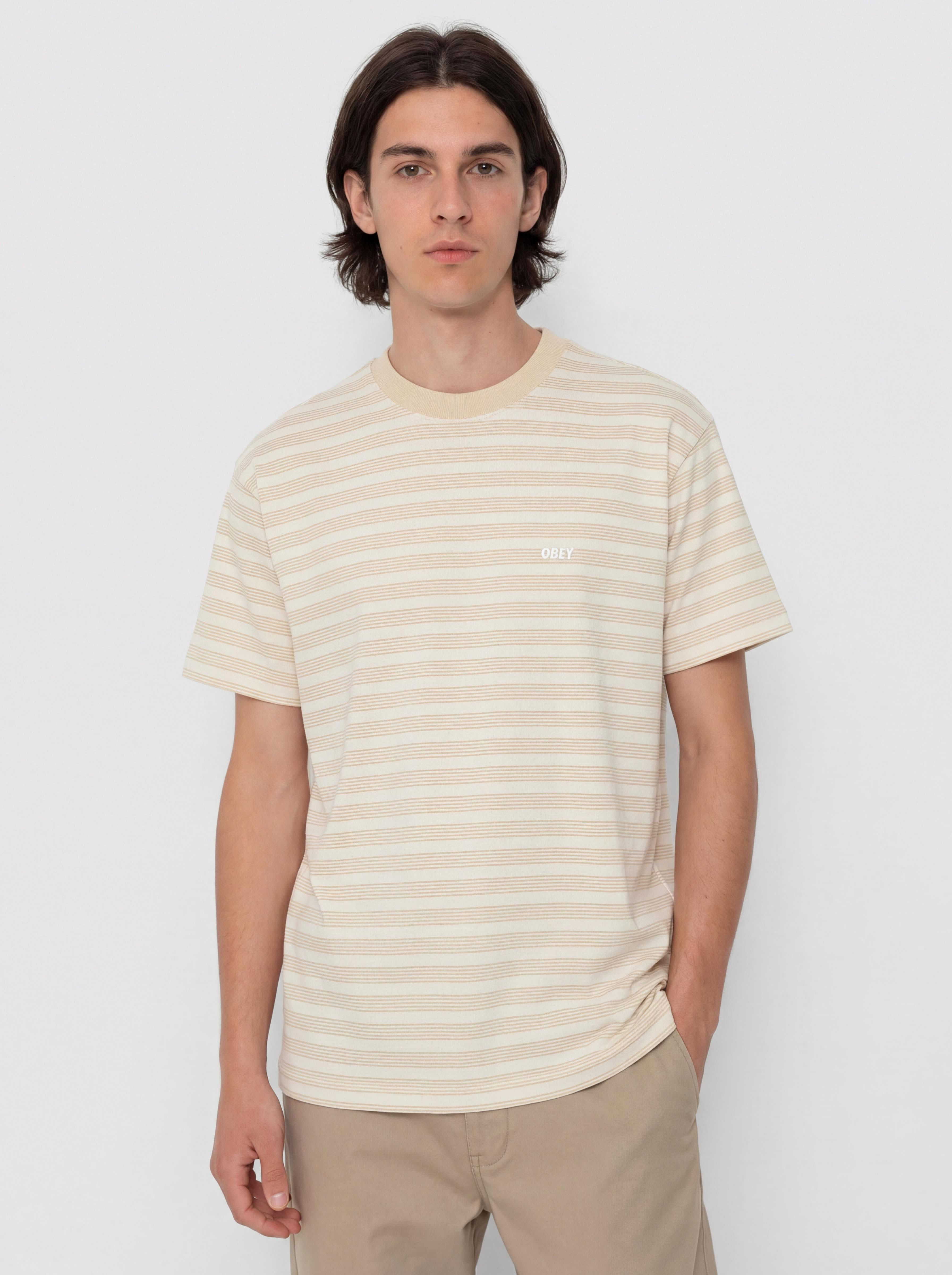 T-shirt OBEY Cordell (antique white multi)