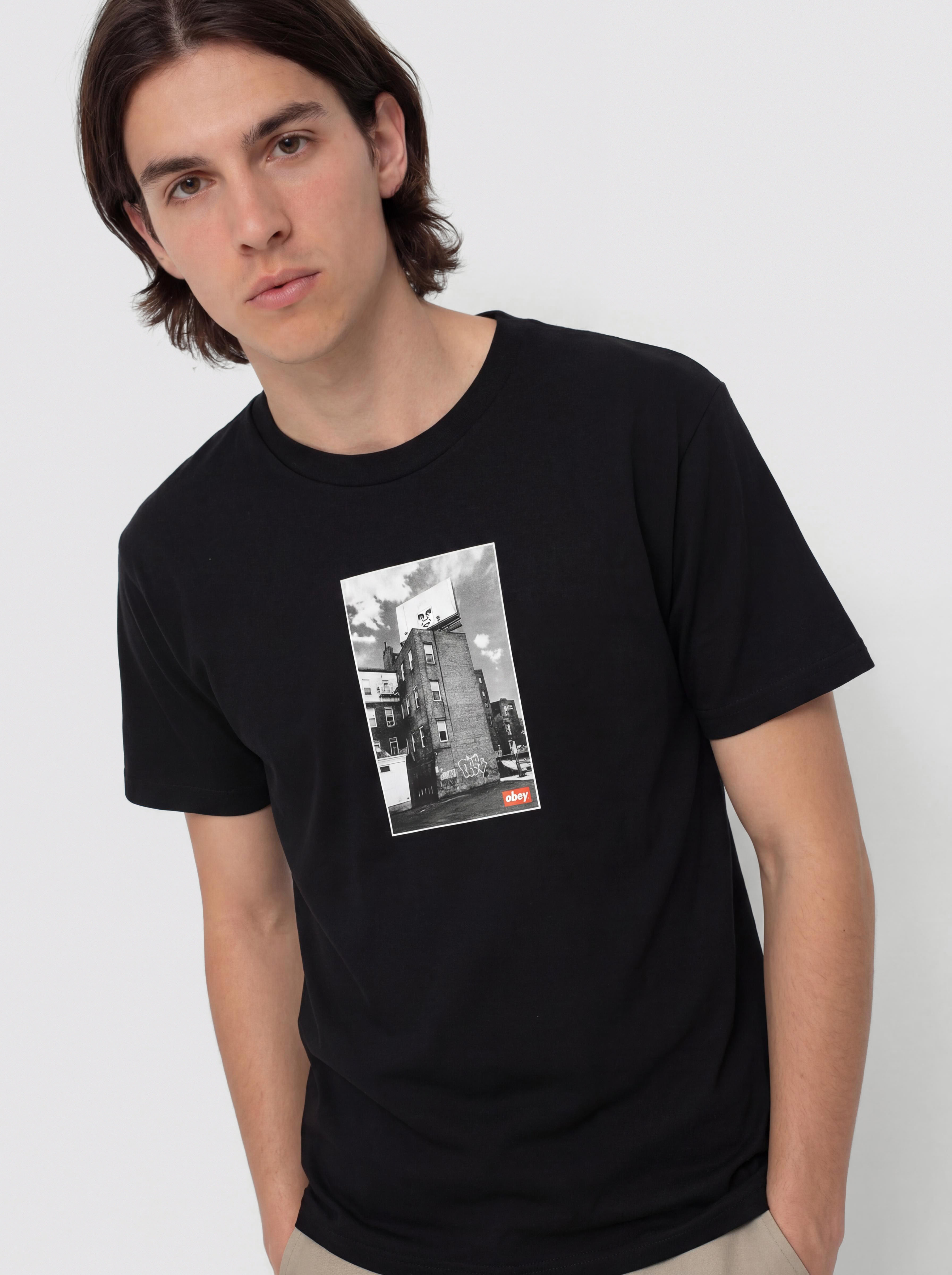T-shirt OBEY Boston Billboard (black)