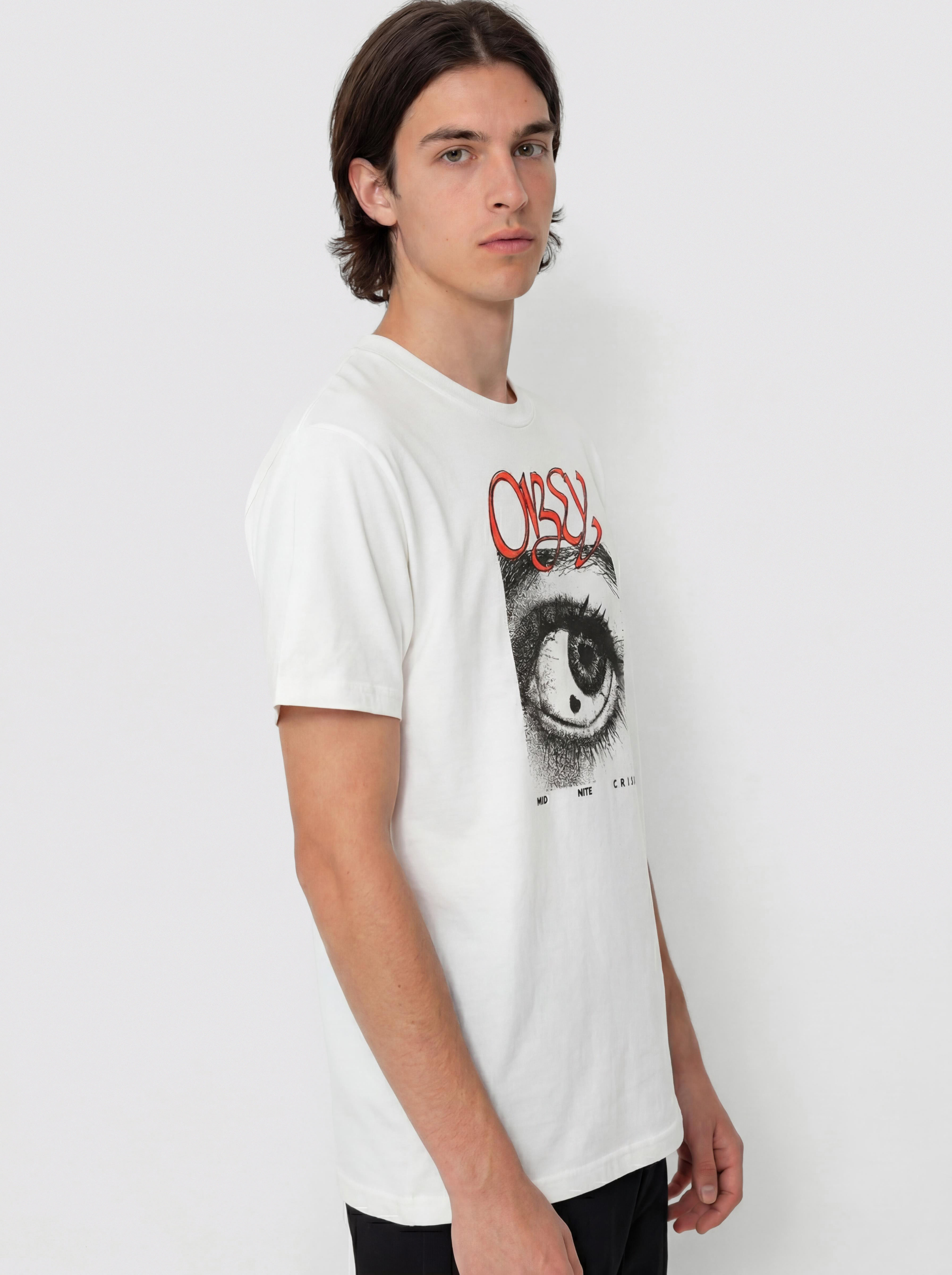 T-shirt OBEY Obey Midnite Crisis (pigment vintage white)