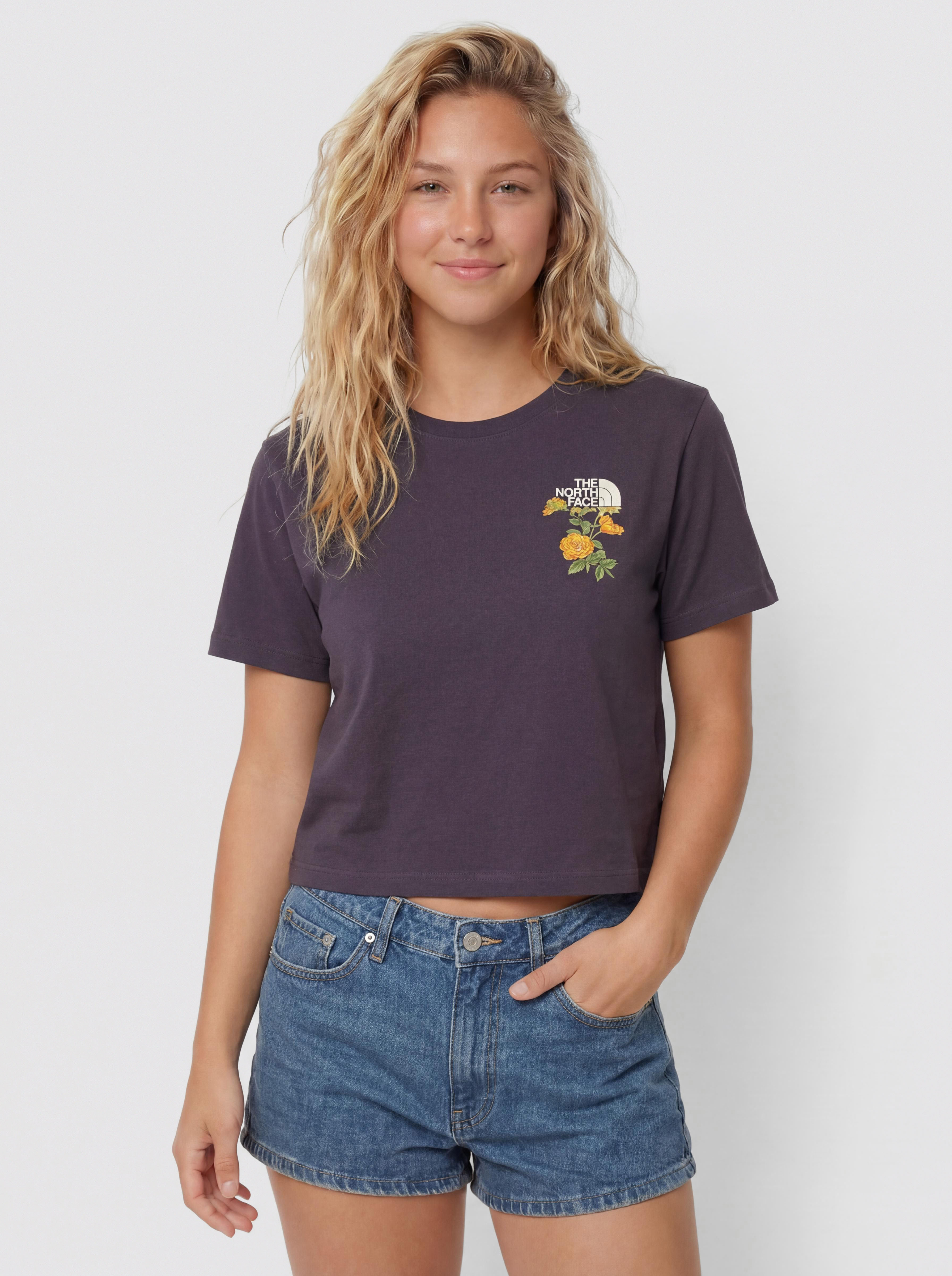 T-shirt The North Face Flora Embro Wmn (endless dusk)