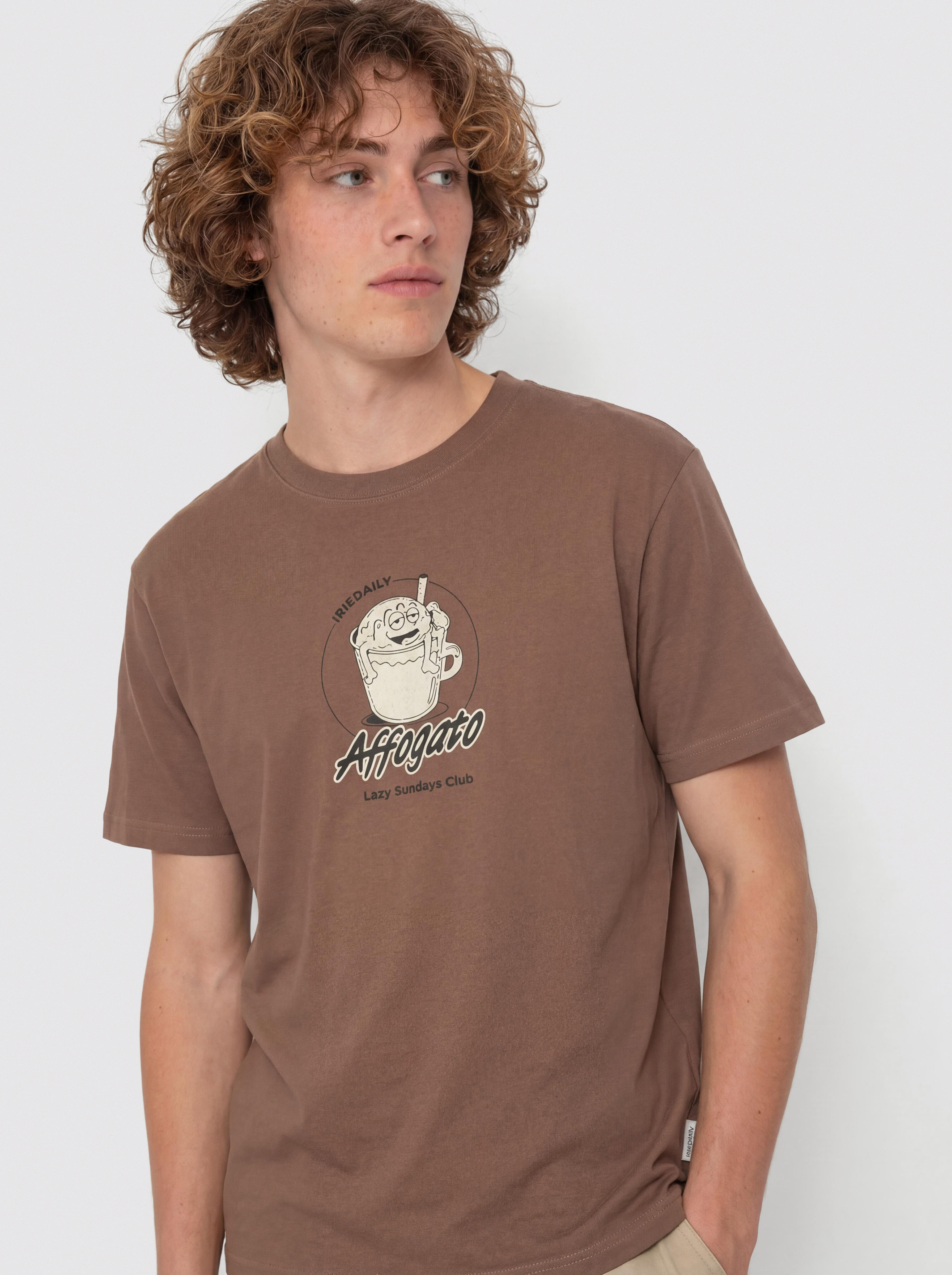 T-shirt Iriedaily Affogato (mocca)