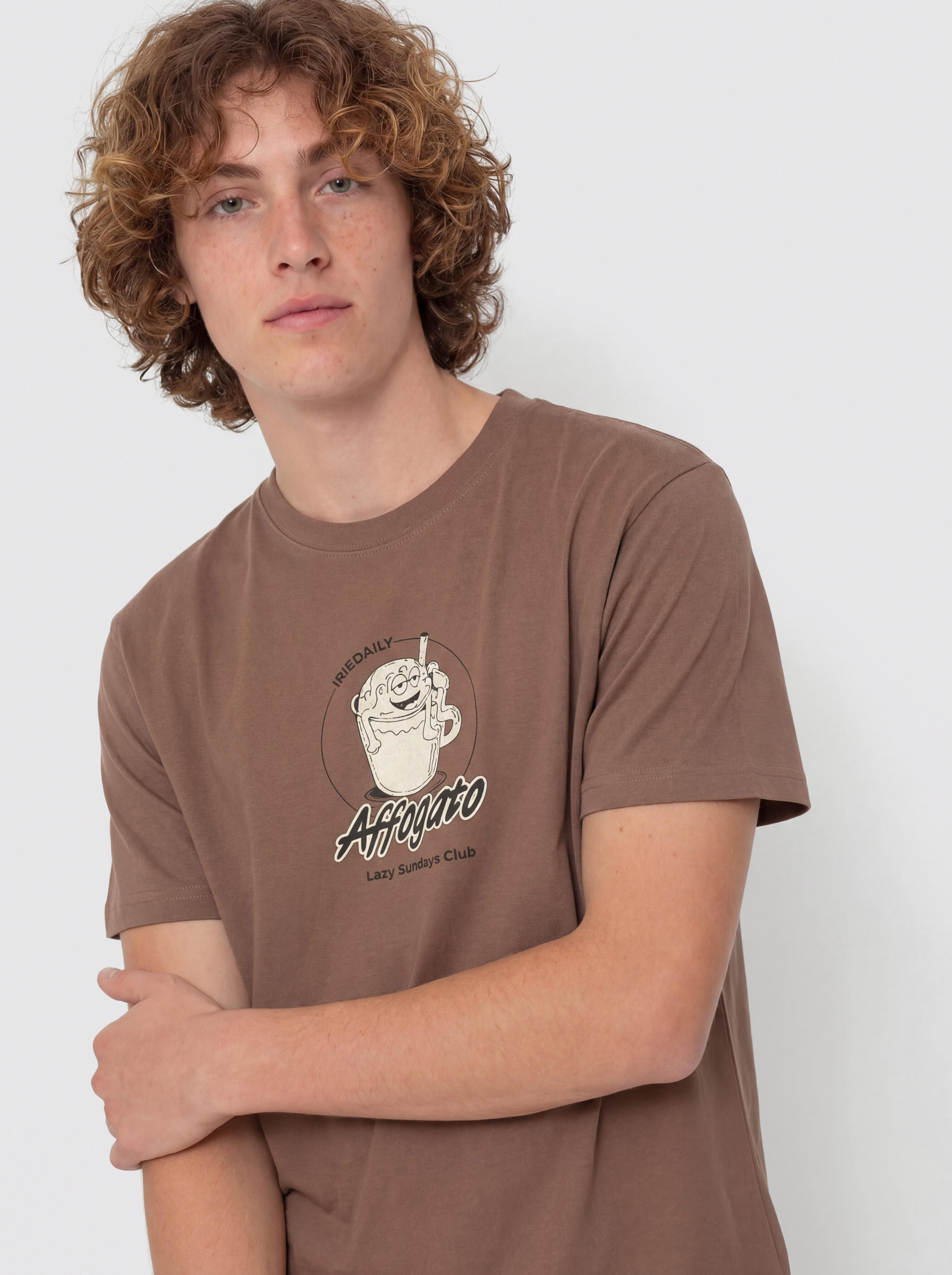 T-shirt Iriedaily Affogato (mocca)