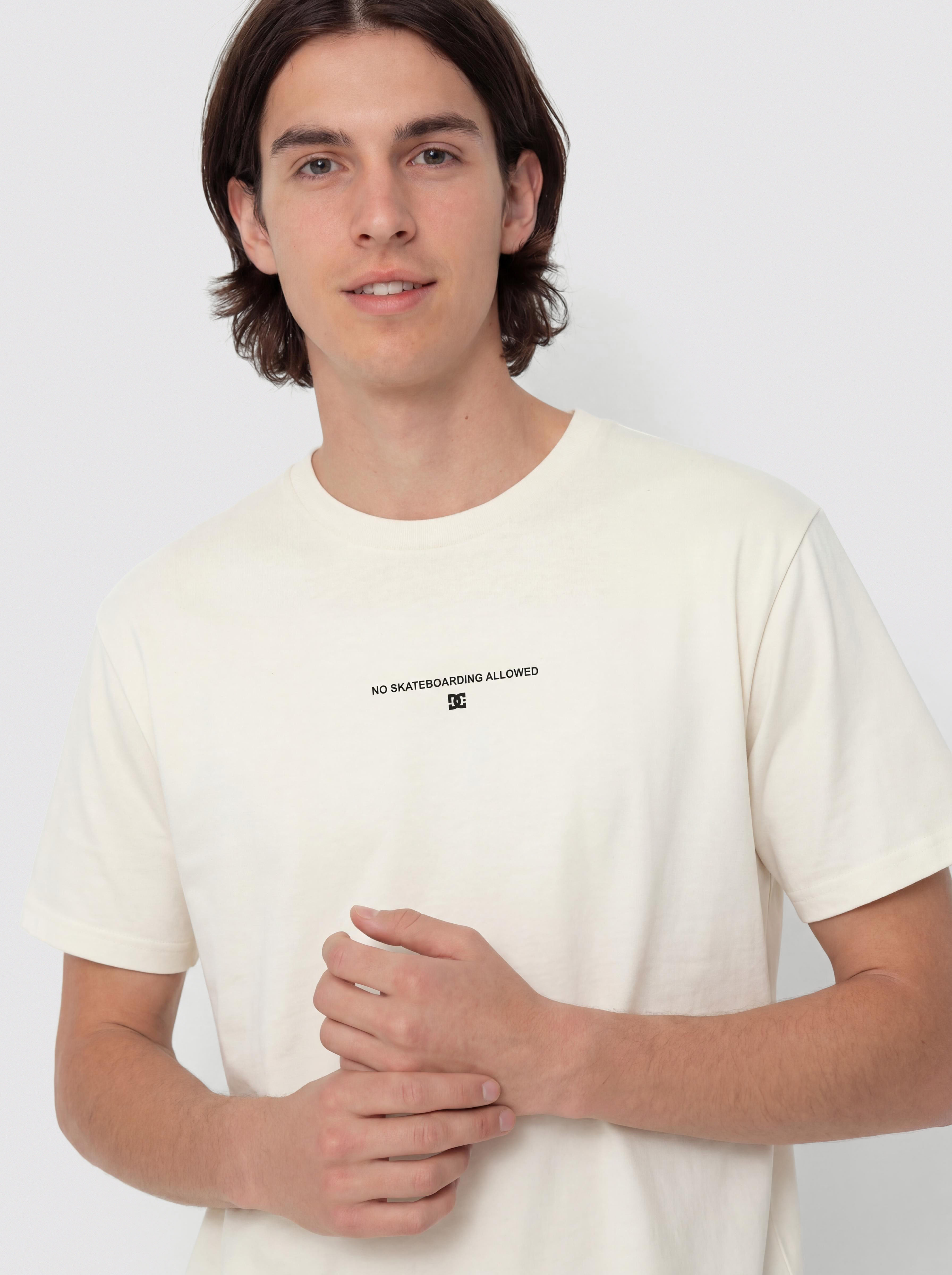 T-shirt DC No Skateboard Allowed (lily white)