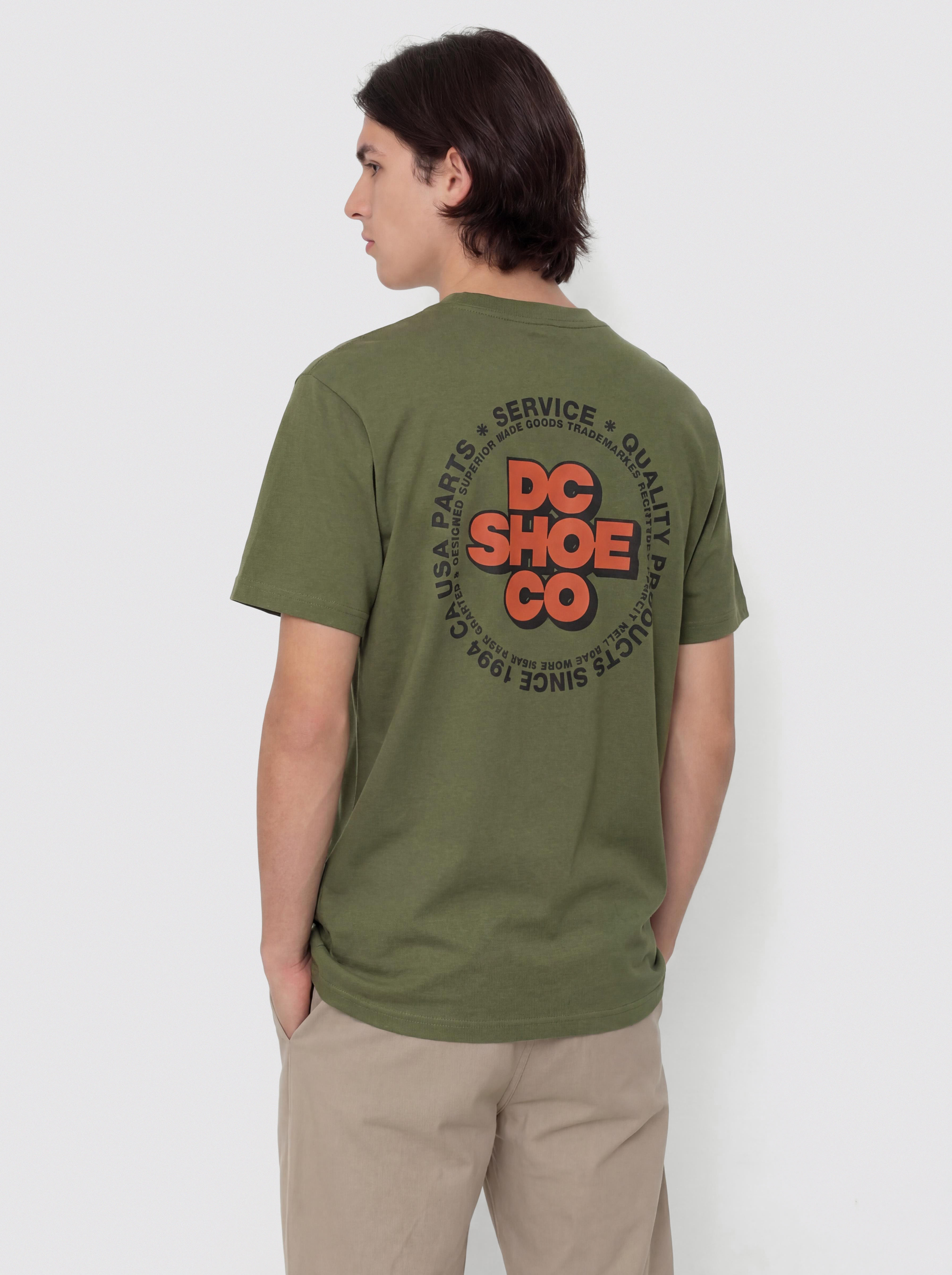T-shirt DC Work Circle (bronze green)