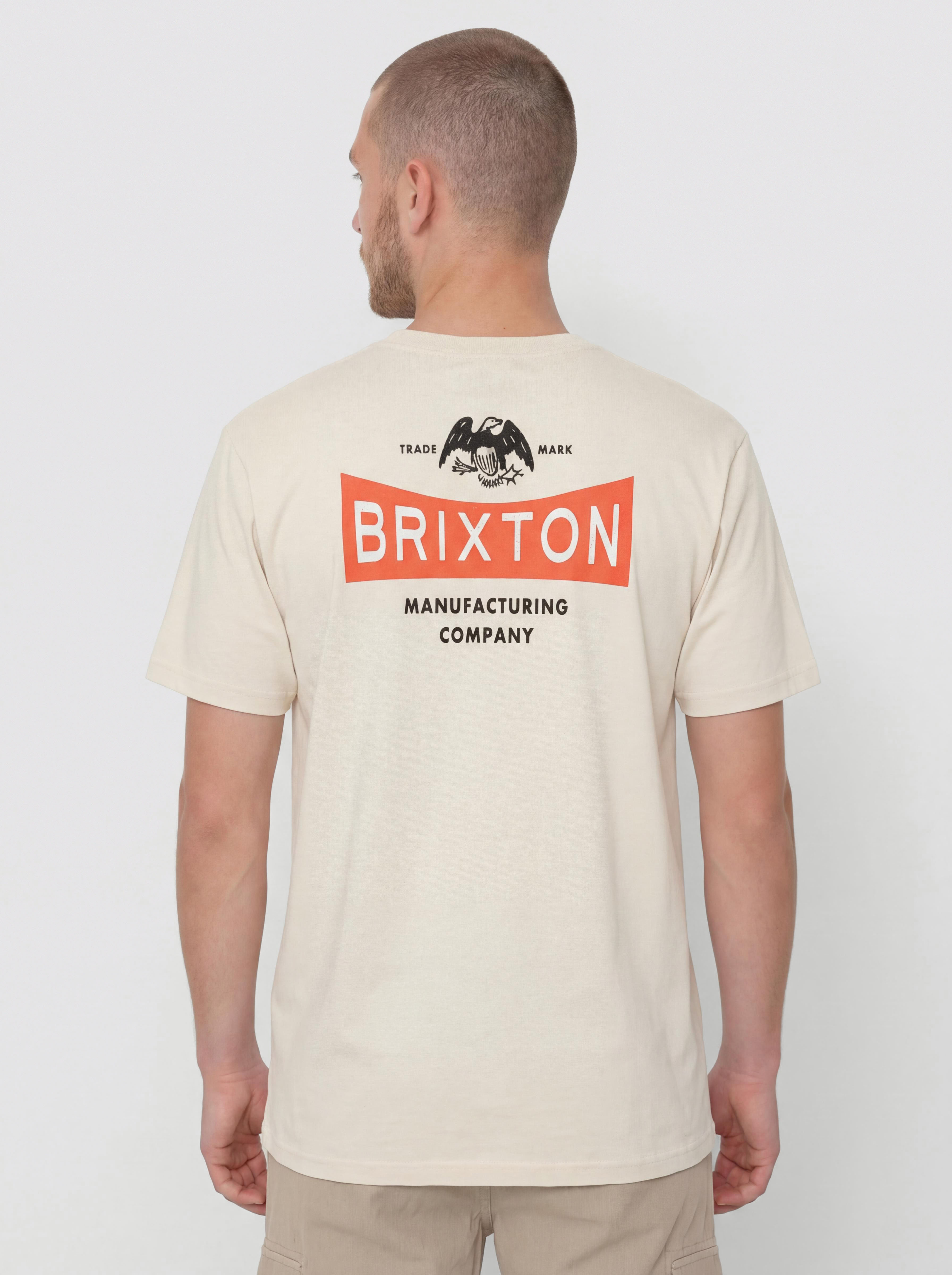T-shirt Brixton Pinnacle Std (cream)