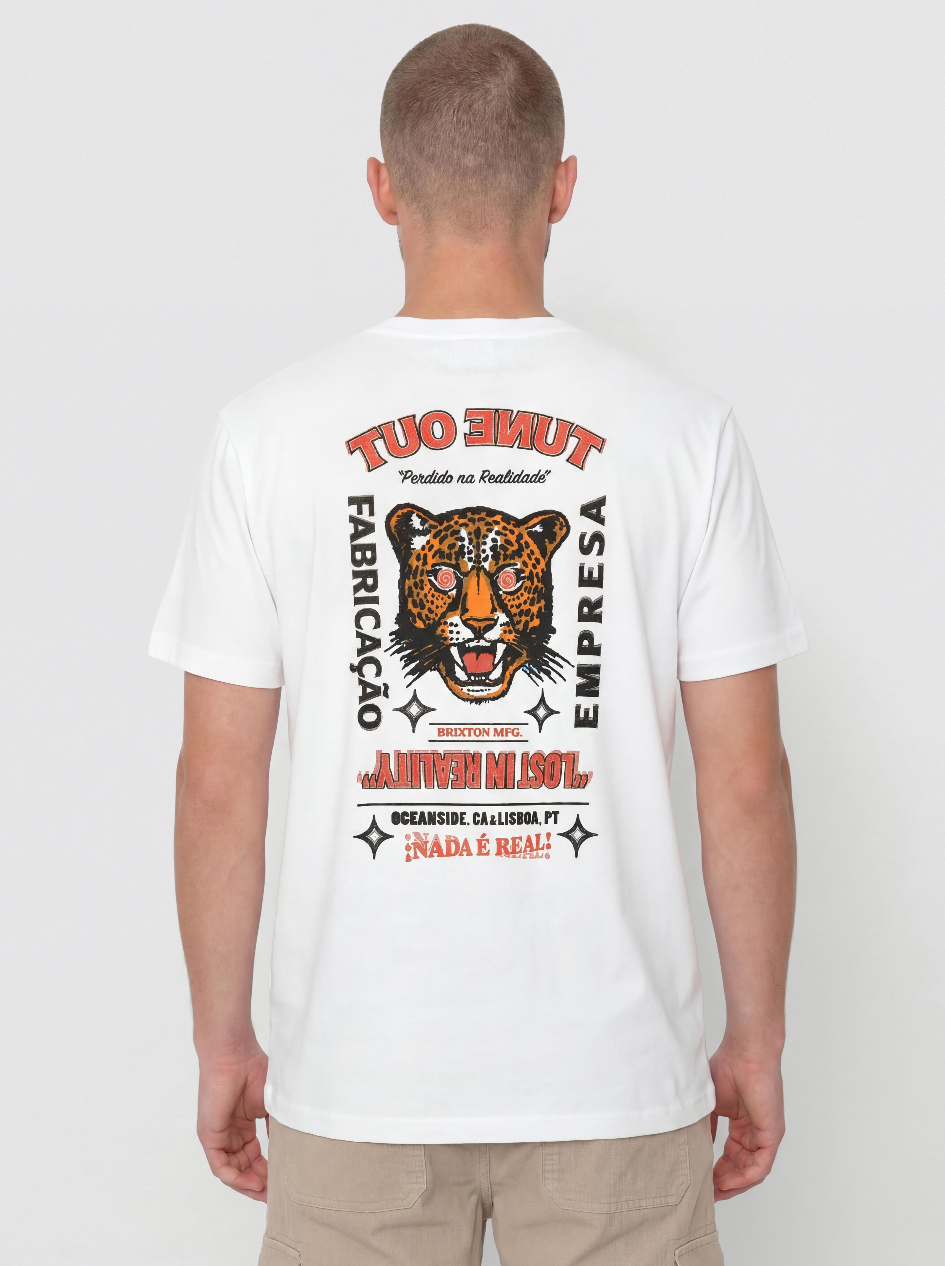 T-shirt Brixton Getaway Std (white)