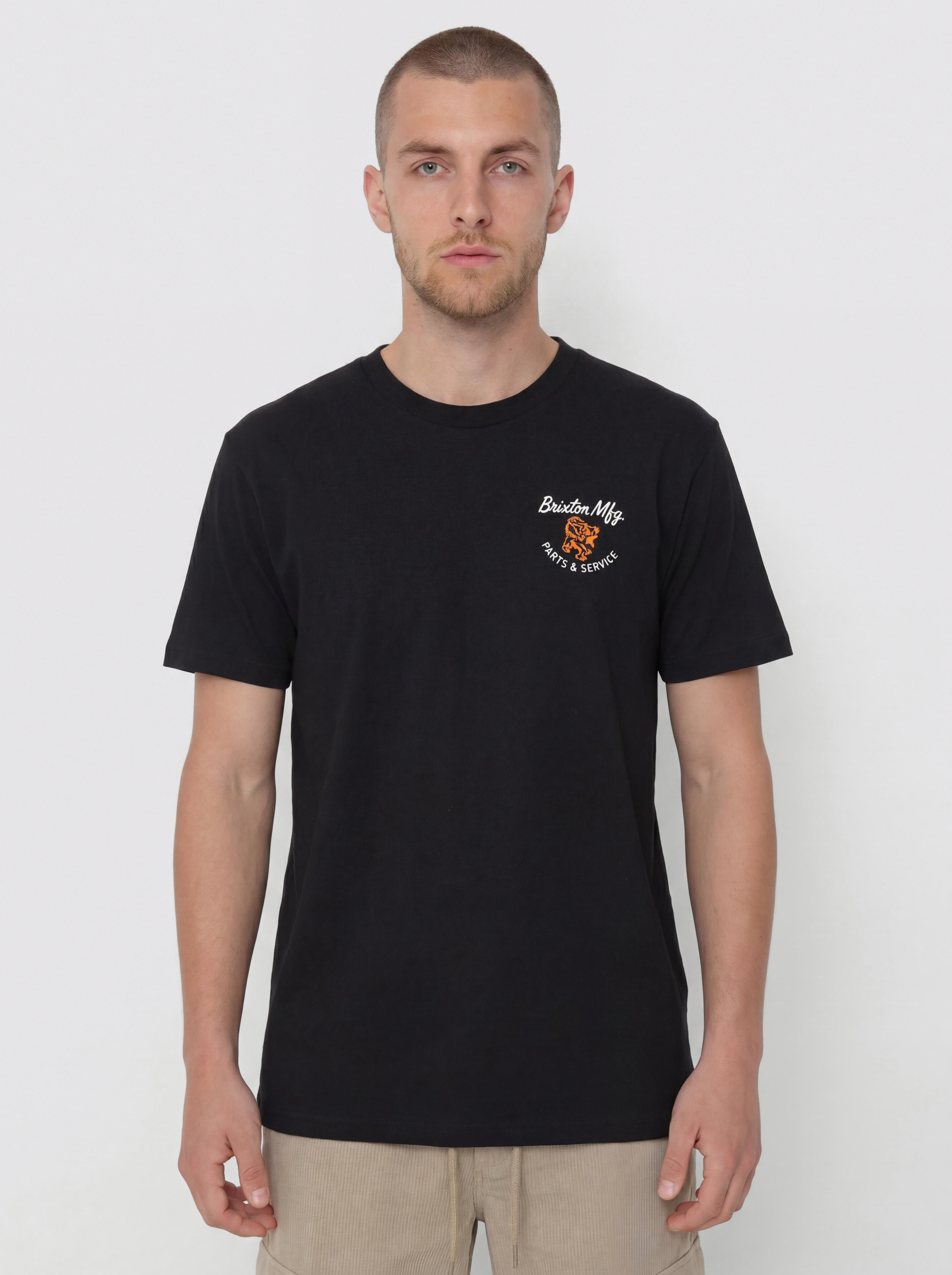 T-shirt Brixton Tolman Std (black)