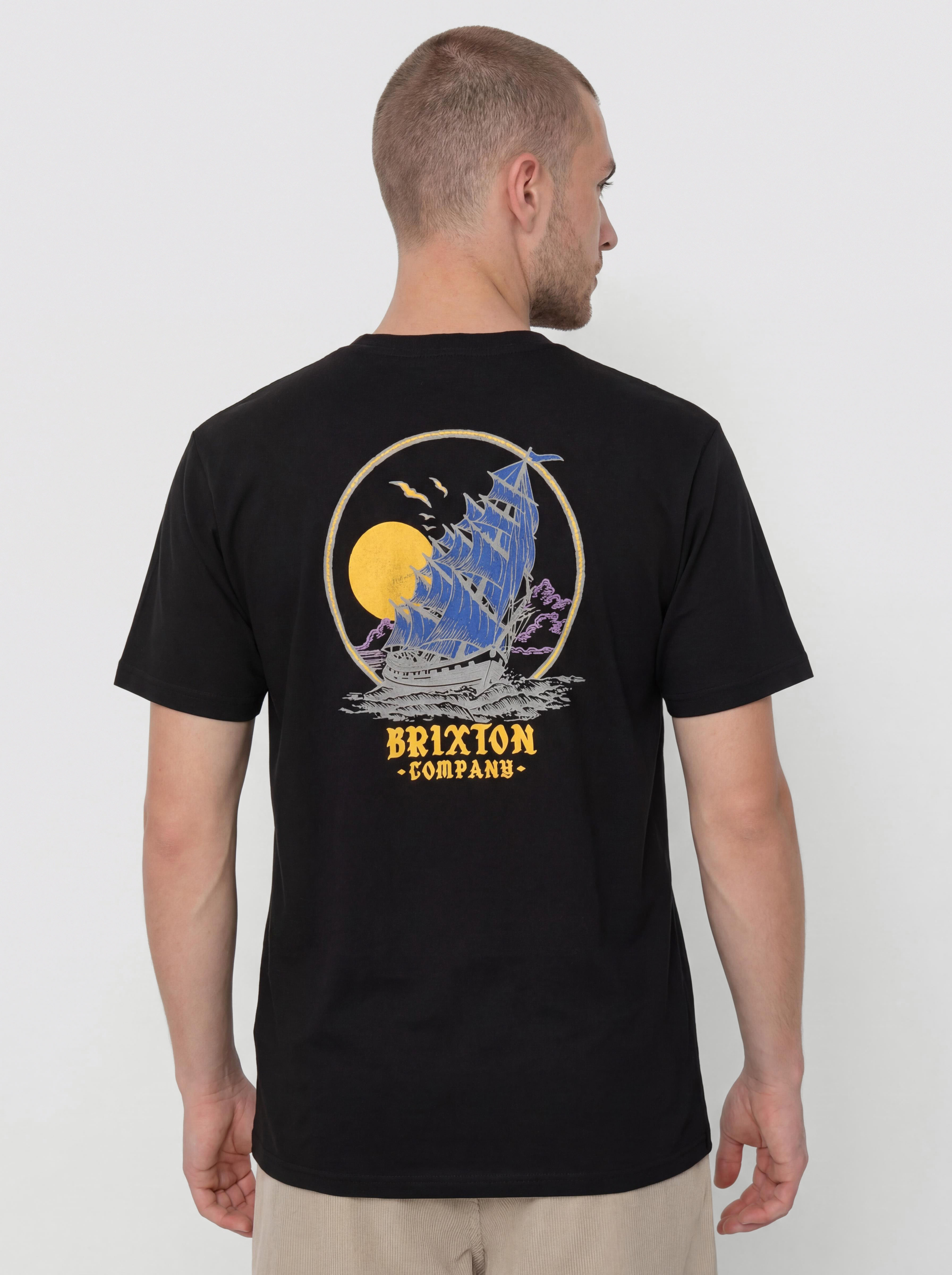 T-shirt Brixton High Seas Std (black)