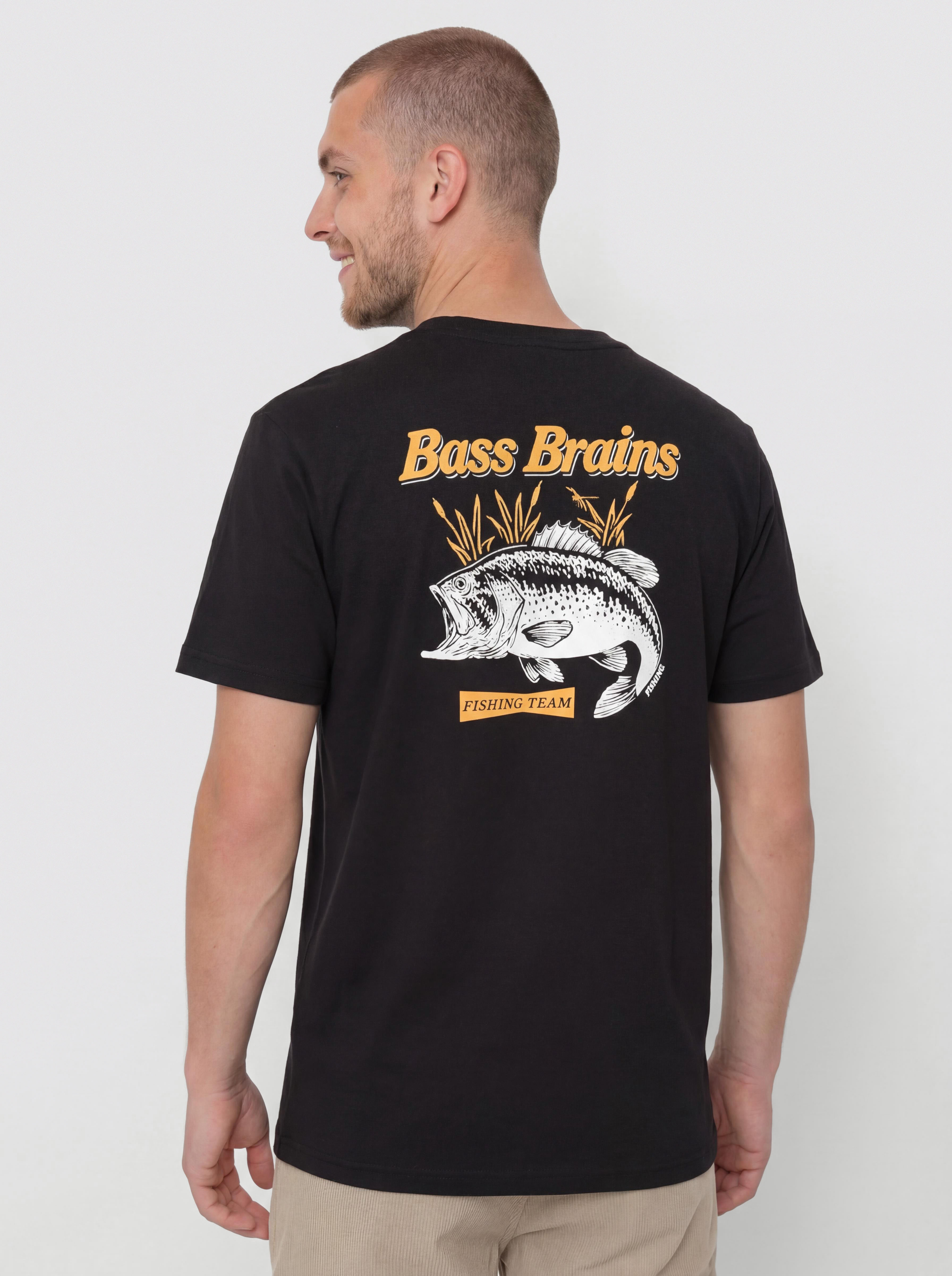T-shirt Brixton Bass Brains Ft (black)