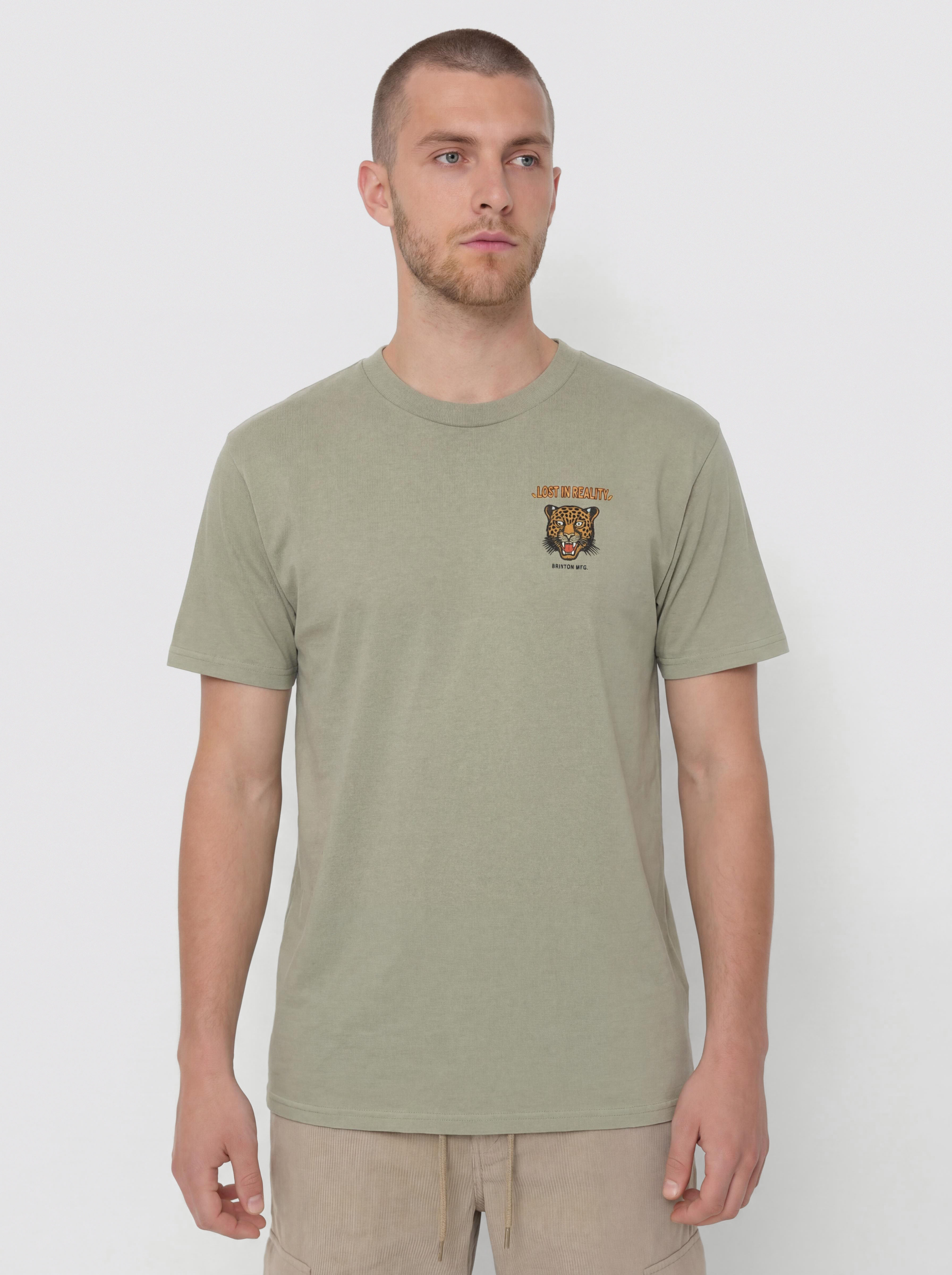 T-shirt Brixton Getaway Std (desert green)