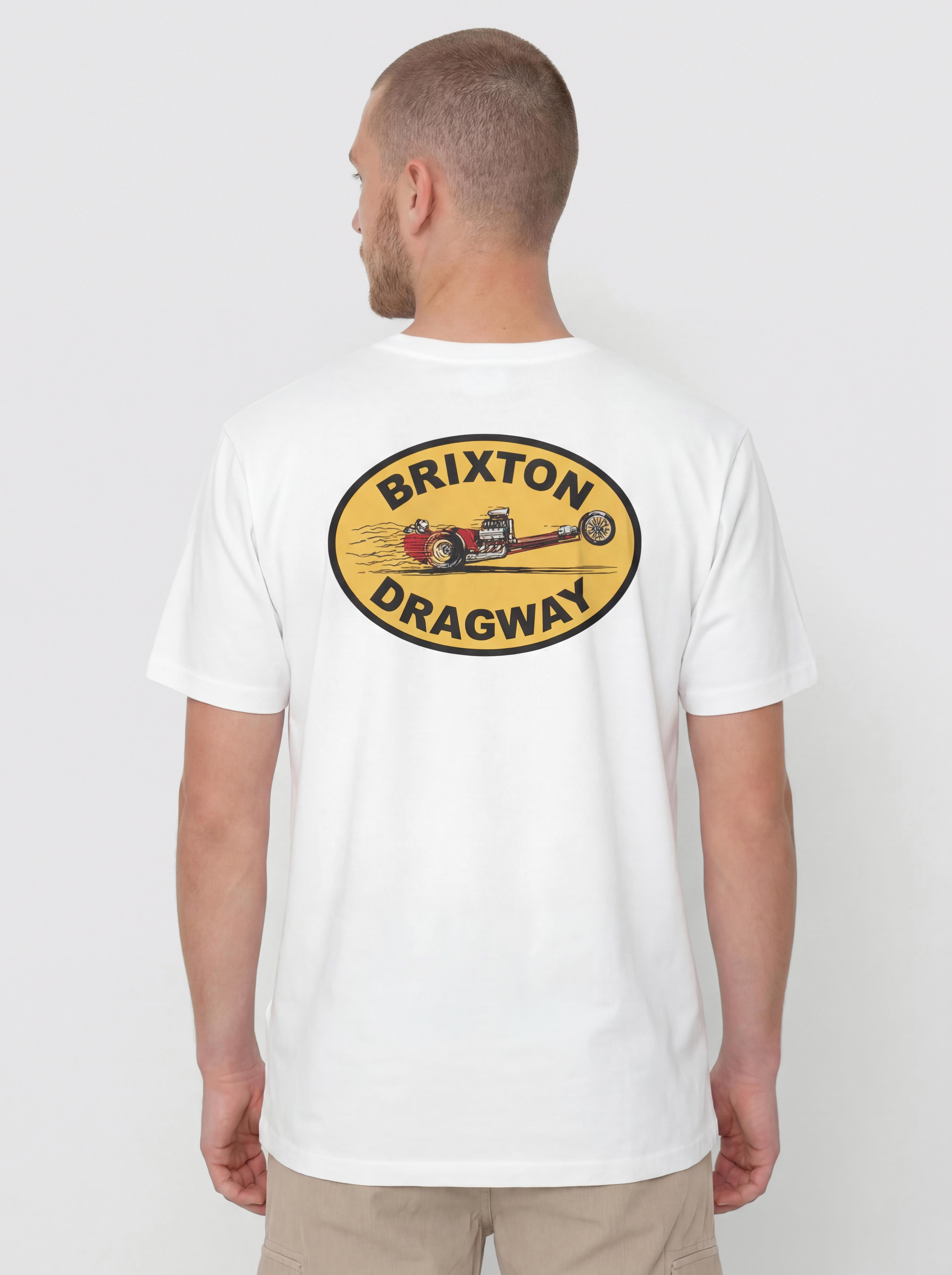 T-shirt Brixton Dragway Tlrt (white)