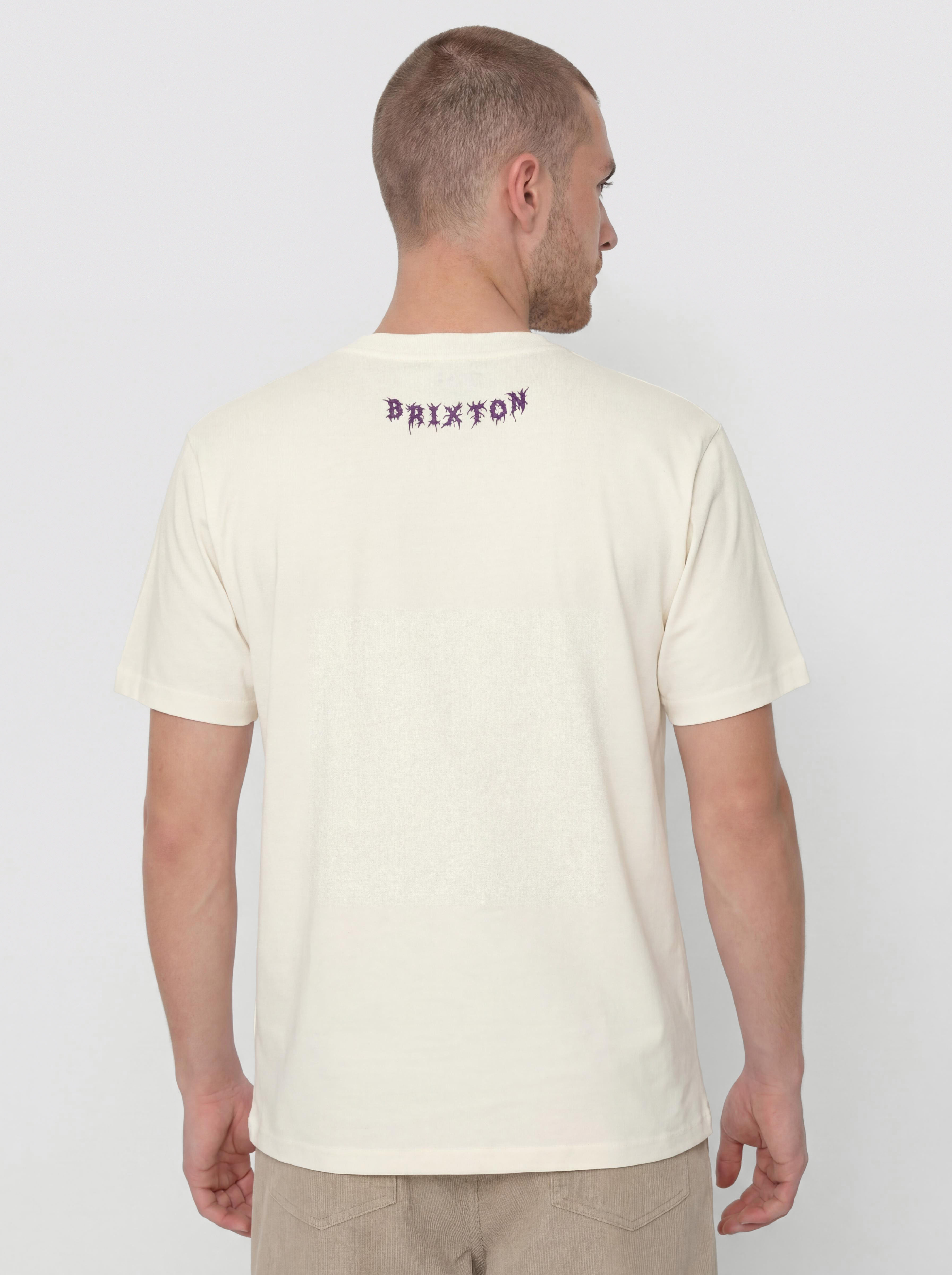 T-shirt Brixton Zephyr Oversized (cream)
