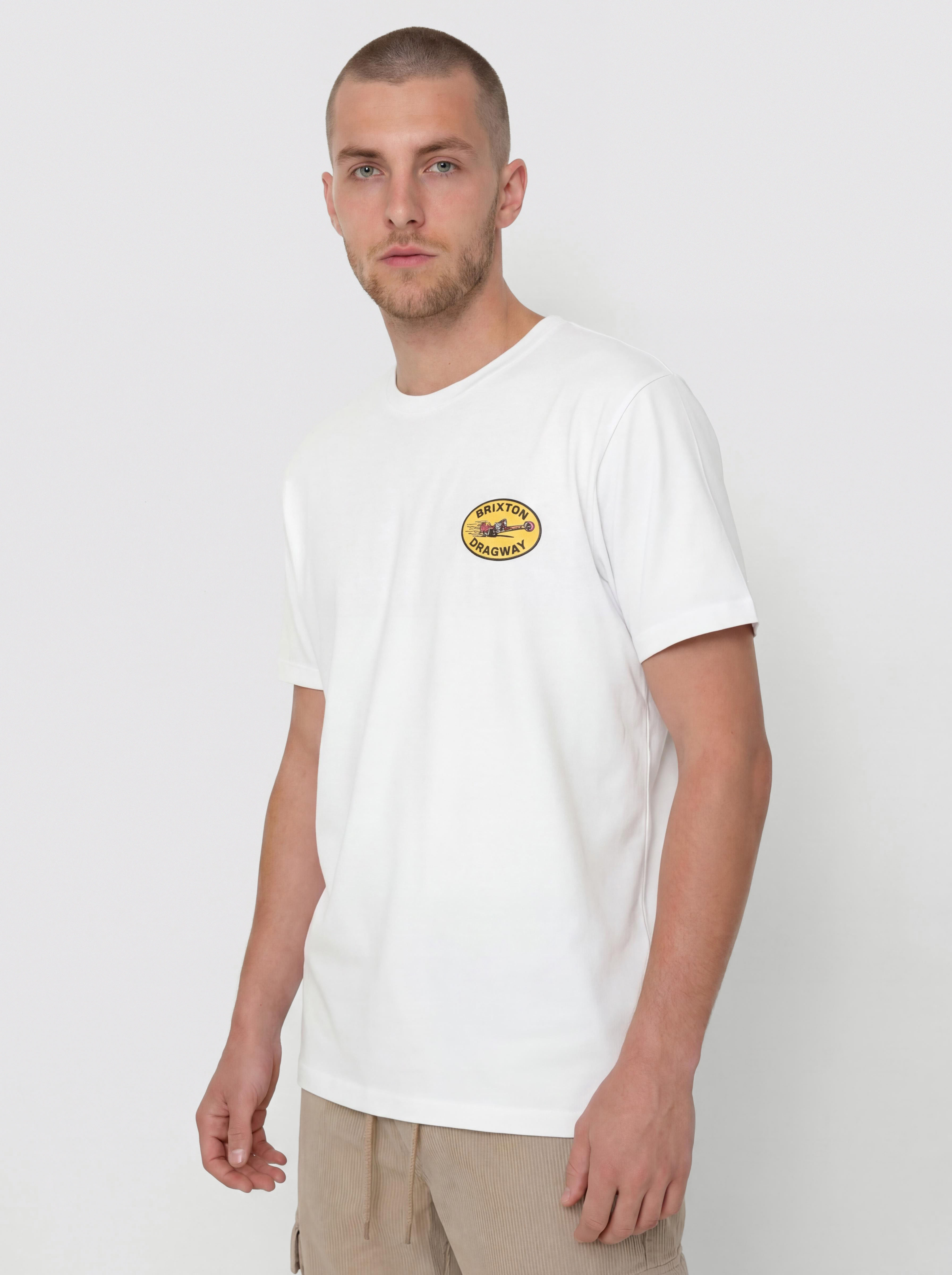 T-shirt Brixton Dragway Tlrt (white)