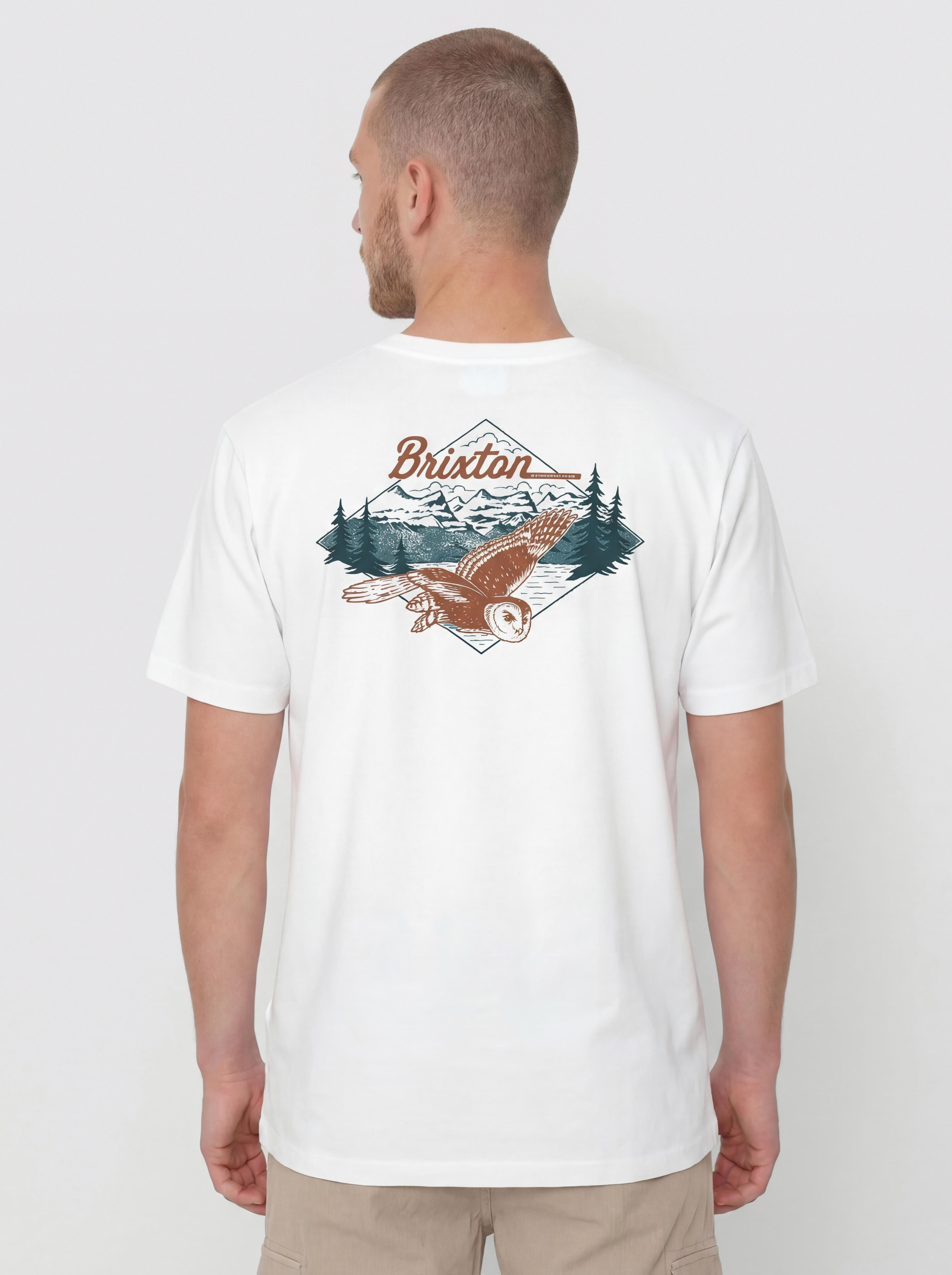 T-shirt Brixton Driftway Tlrt (white)