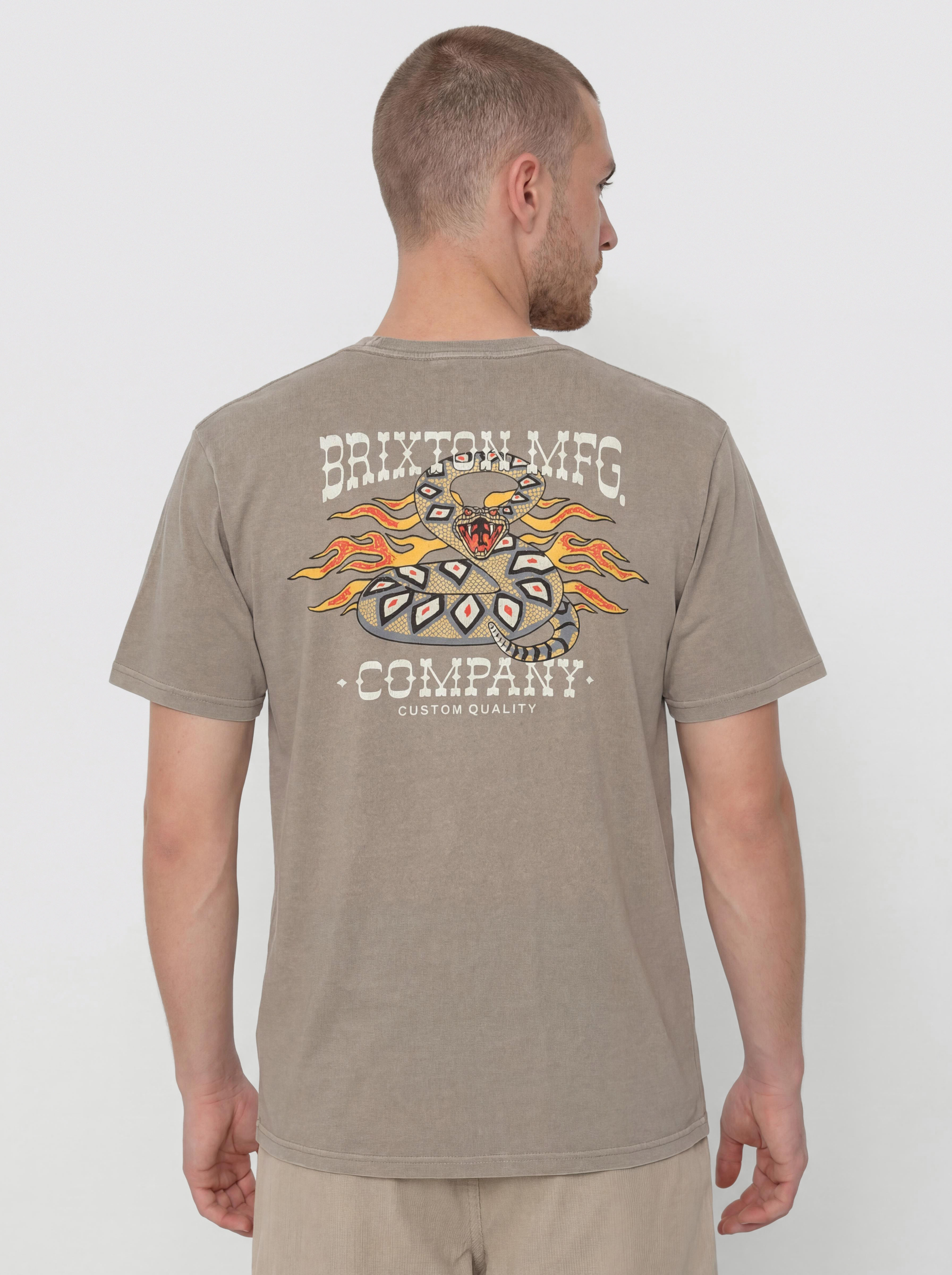 T-shirt Brixton Hardee Stt (cinder worn wash)