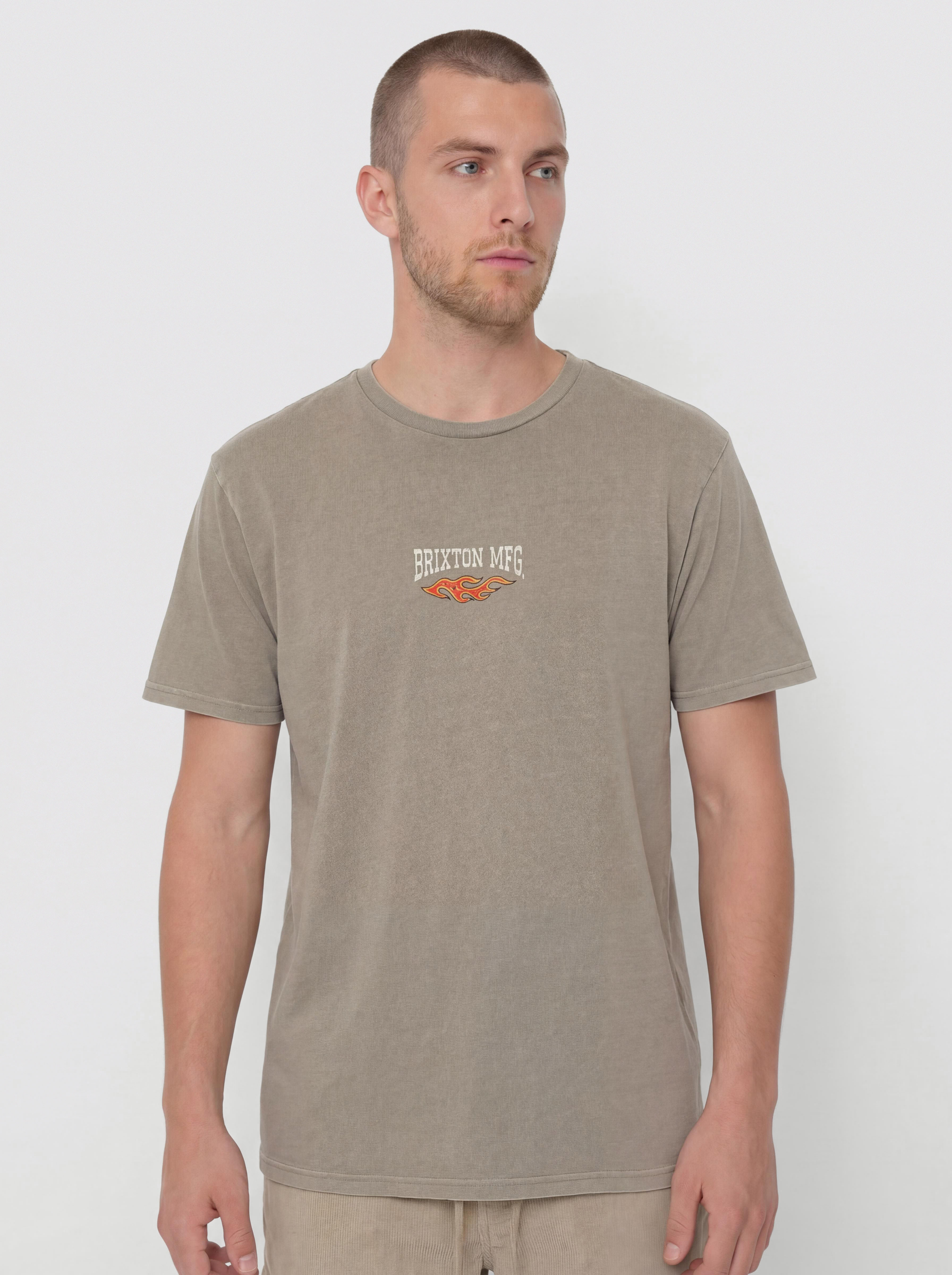 T-shirt Brixton Hardee Stt (cinder worn wash)