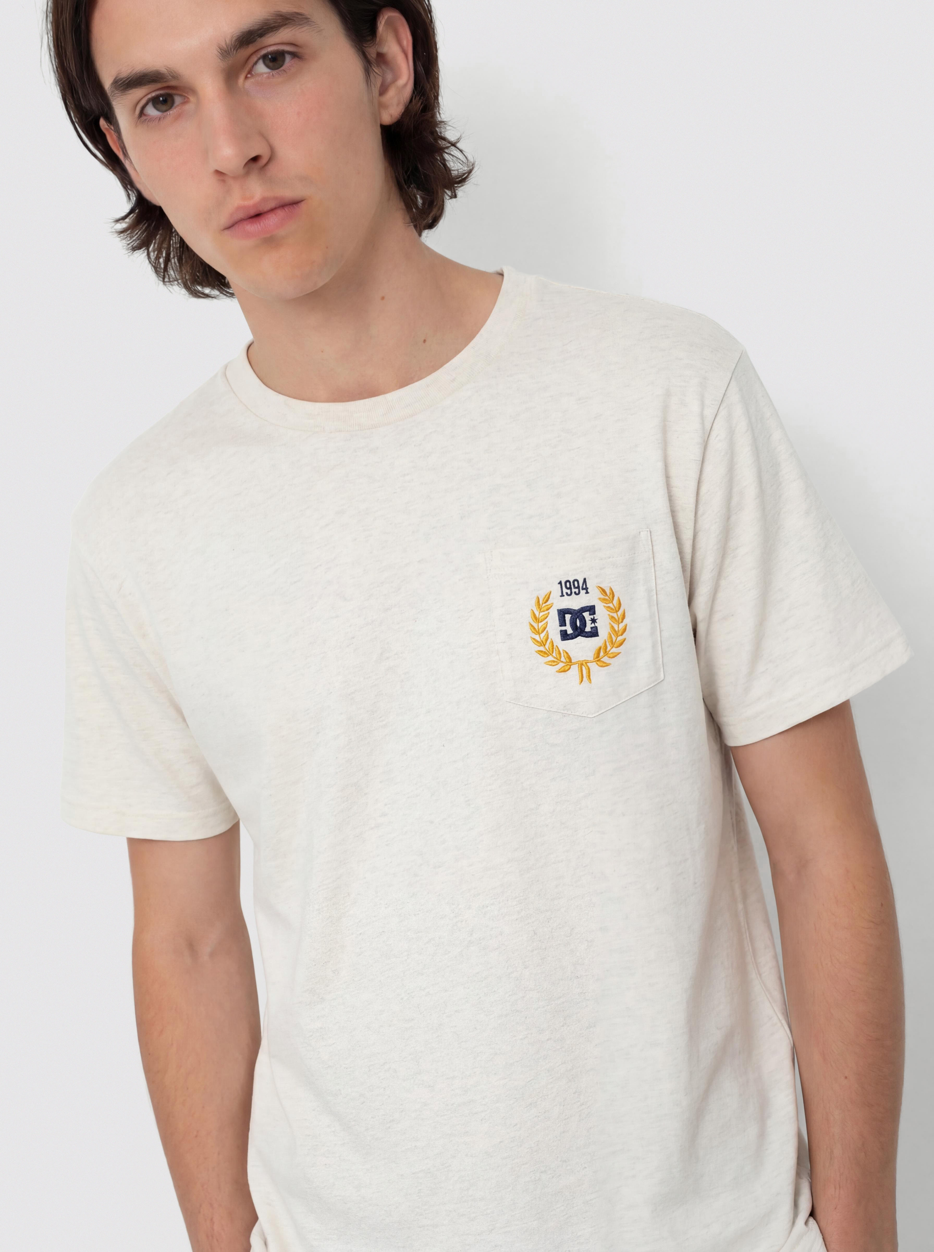 T-shirt DC Freshman Pocket (snow heather)