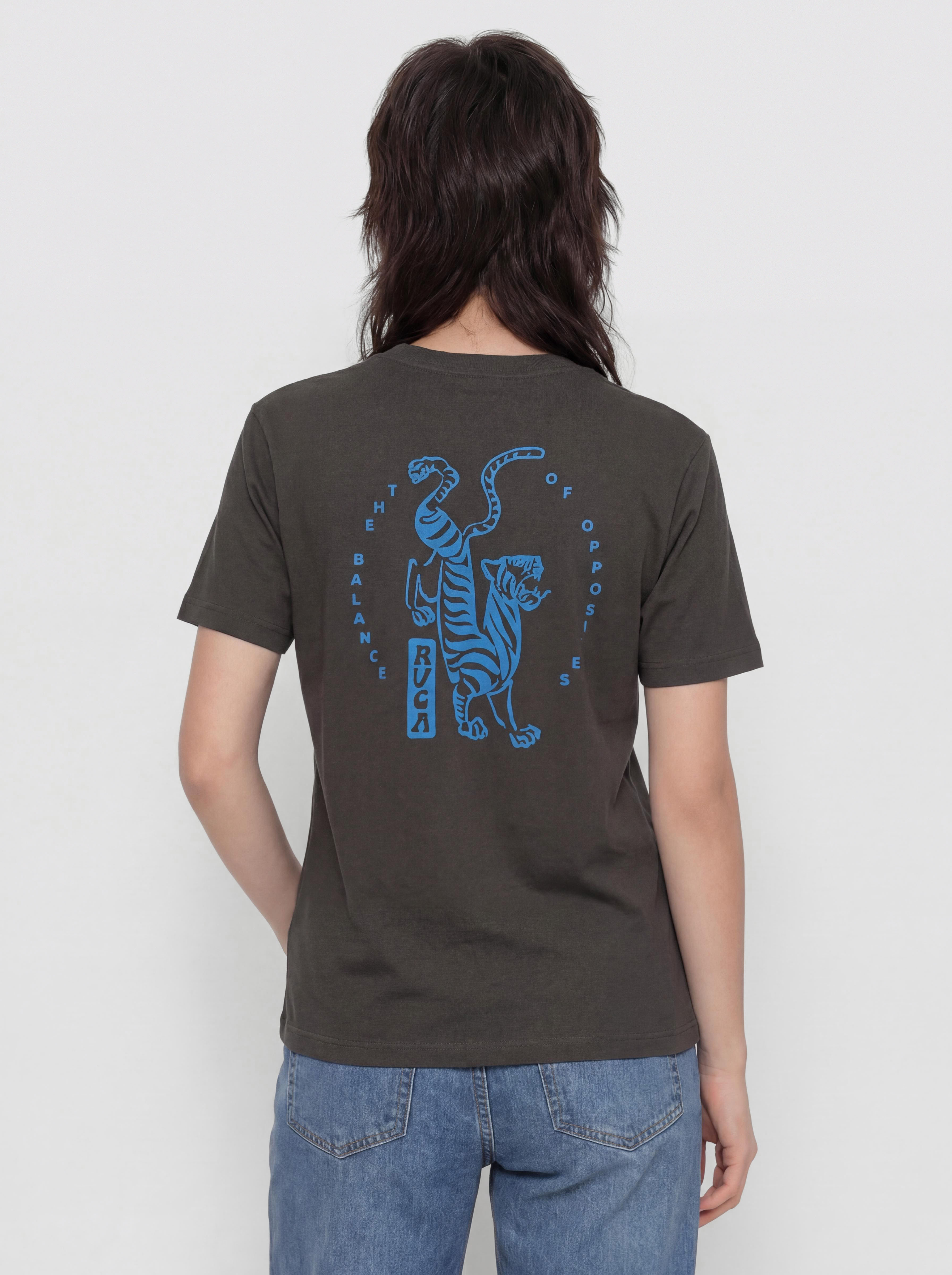 T-shirt RVCA Balance Tiger (pirate black)