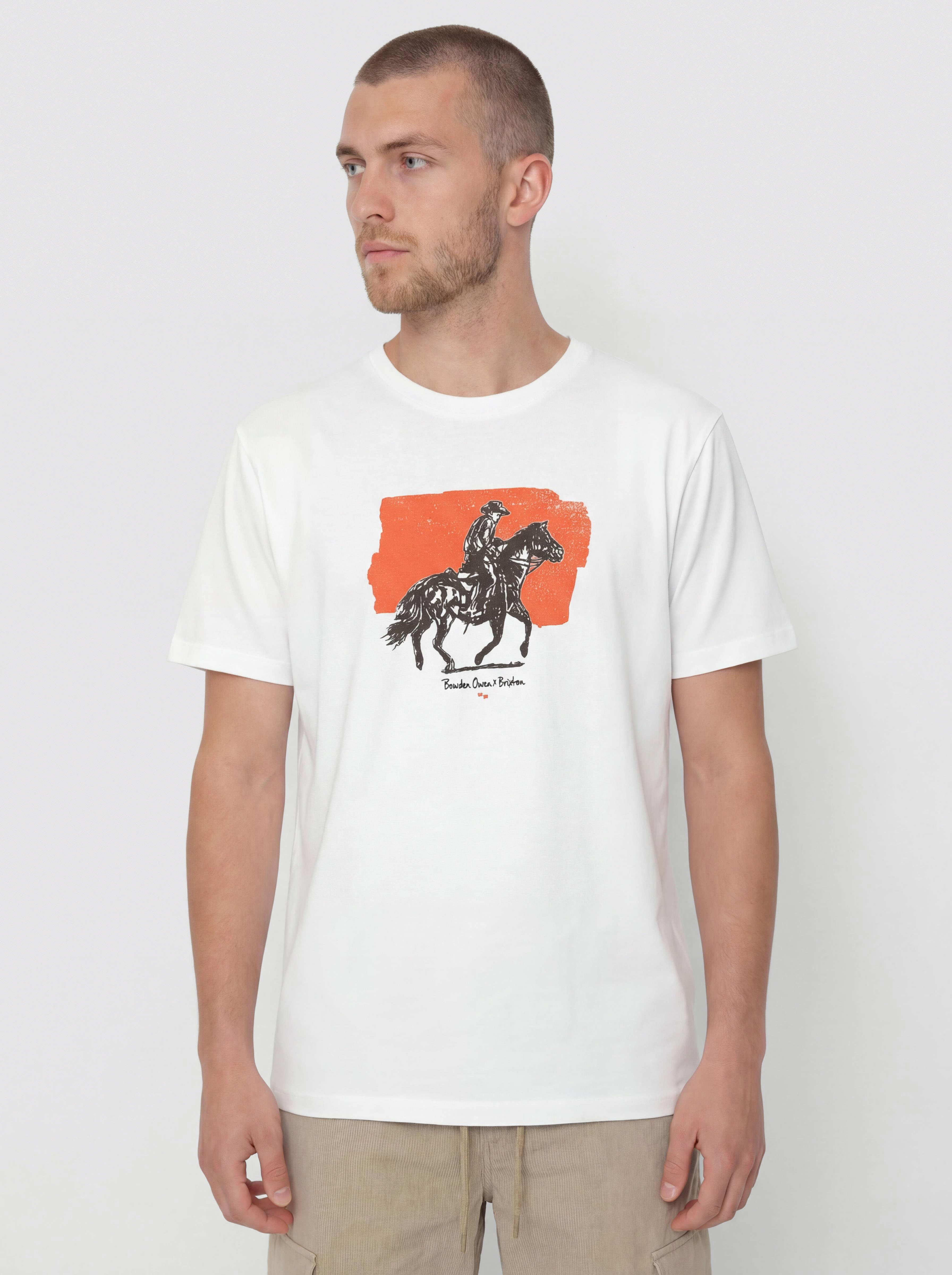 T-shirt Brixton Duston Std (white)