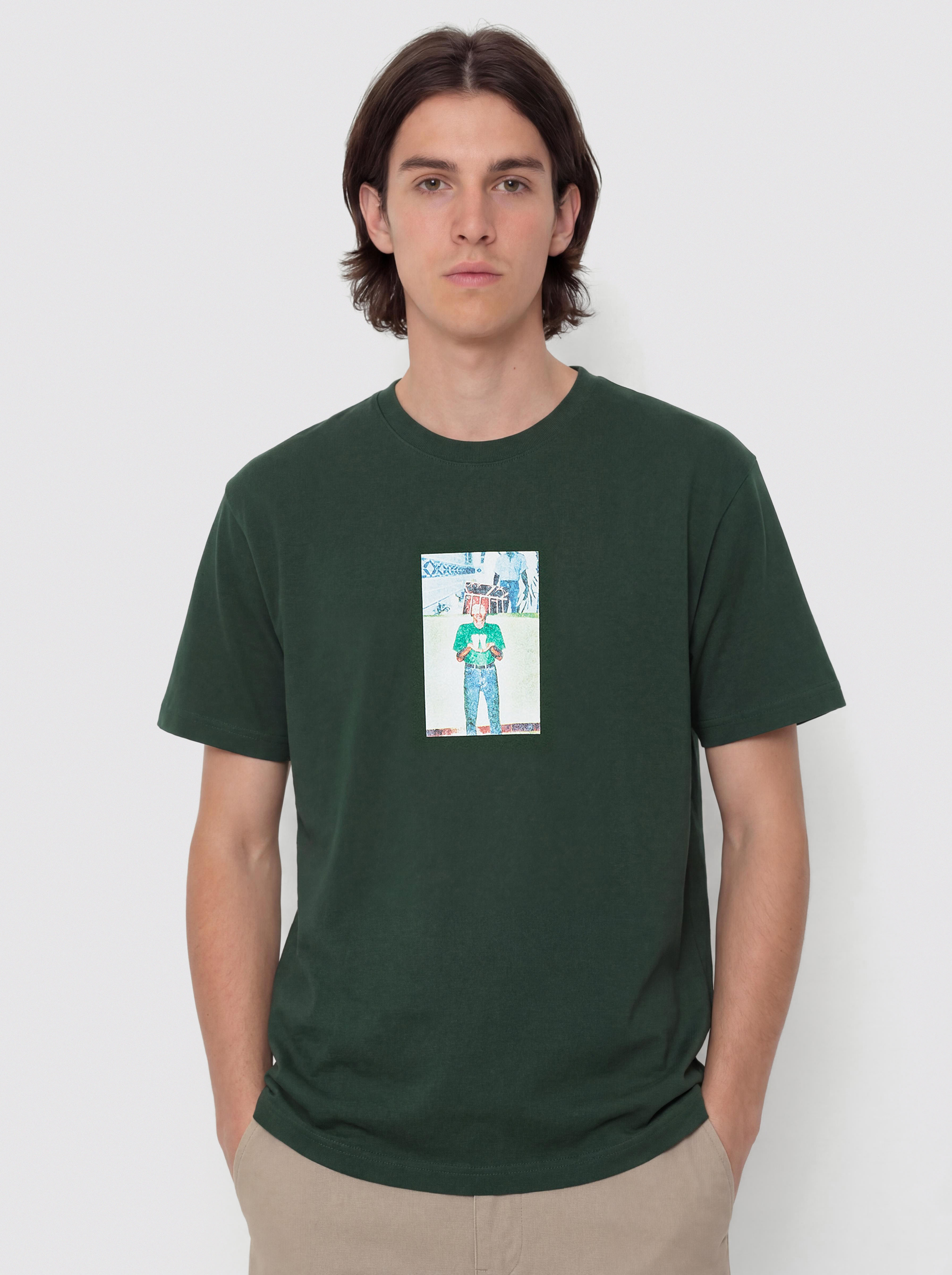 T-shirt Polar Skate Jeans Teeth (dark green)