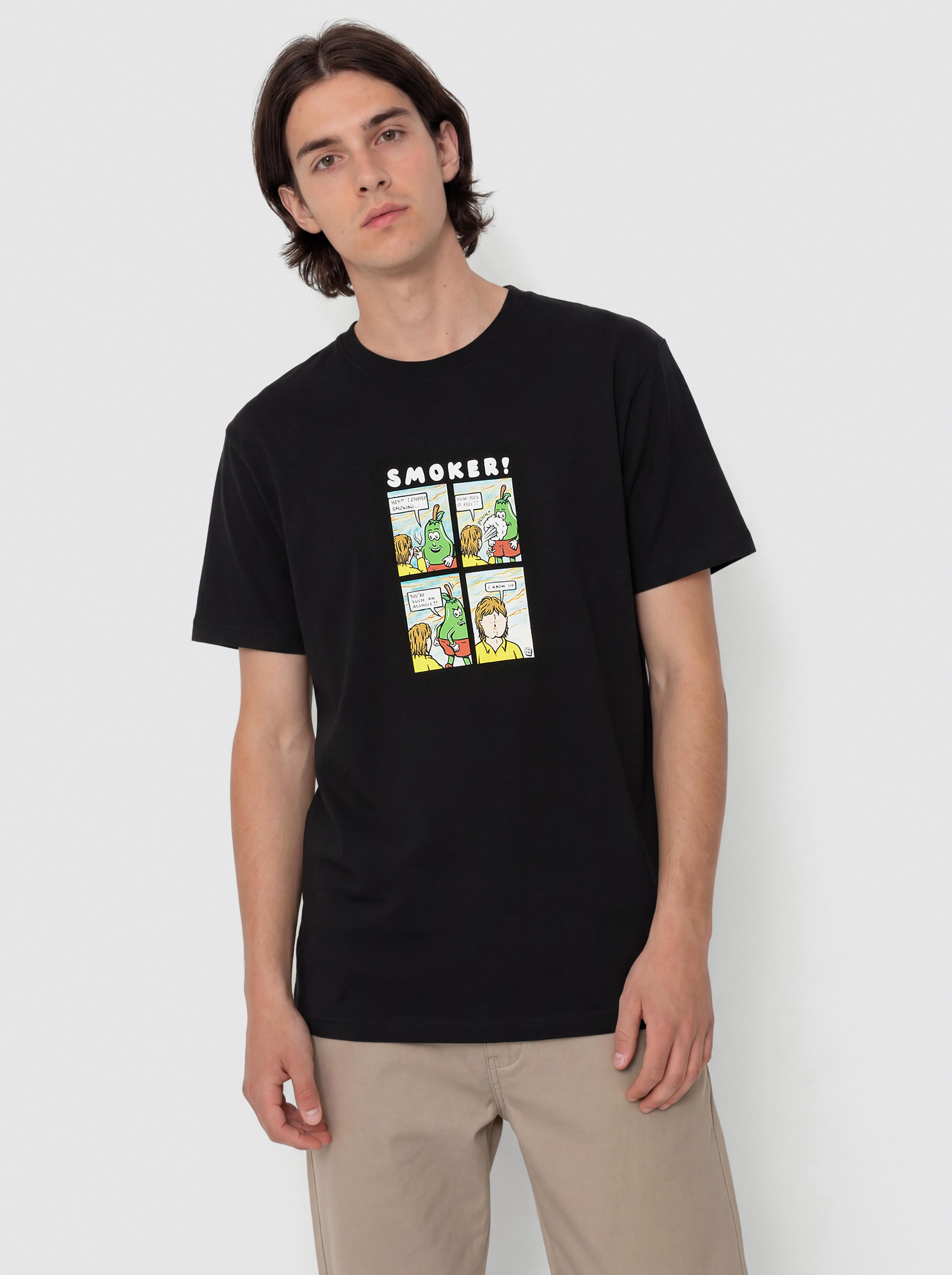 T-shirt Polar Skate Smoker! (black)