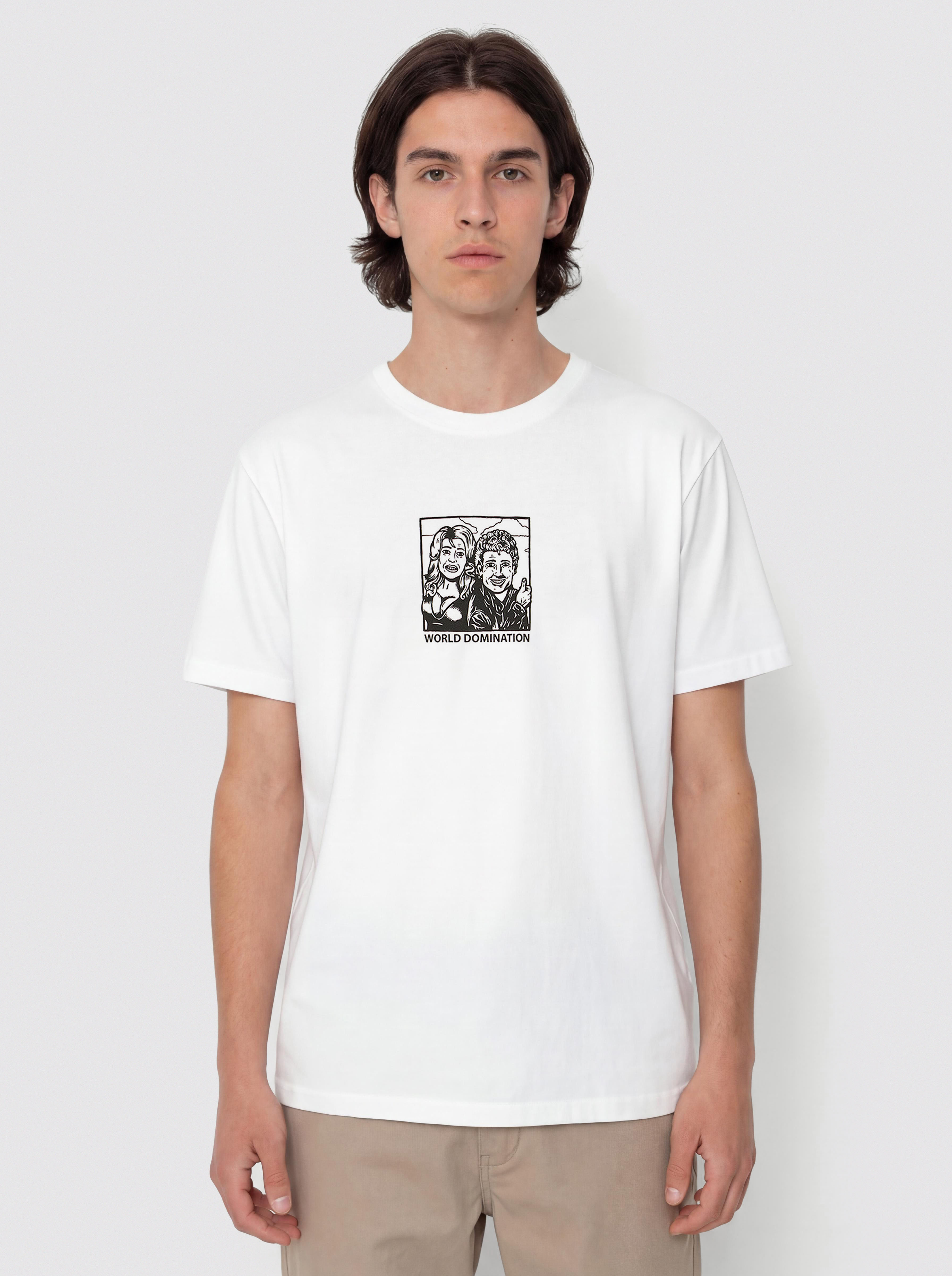 T-shirt Polar Skate World Domination (white)