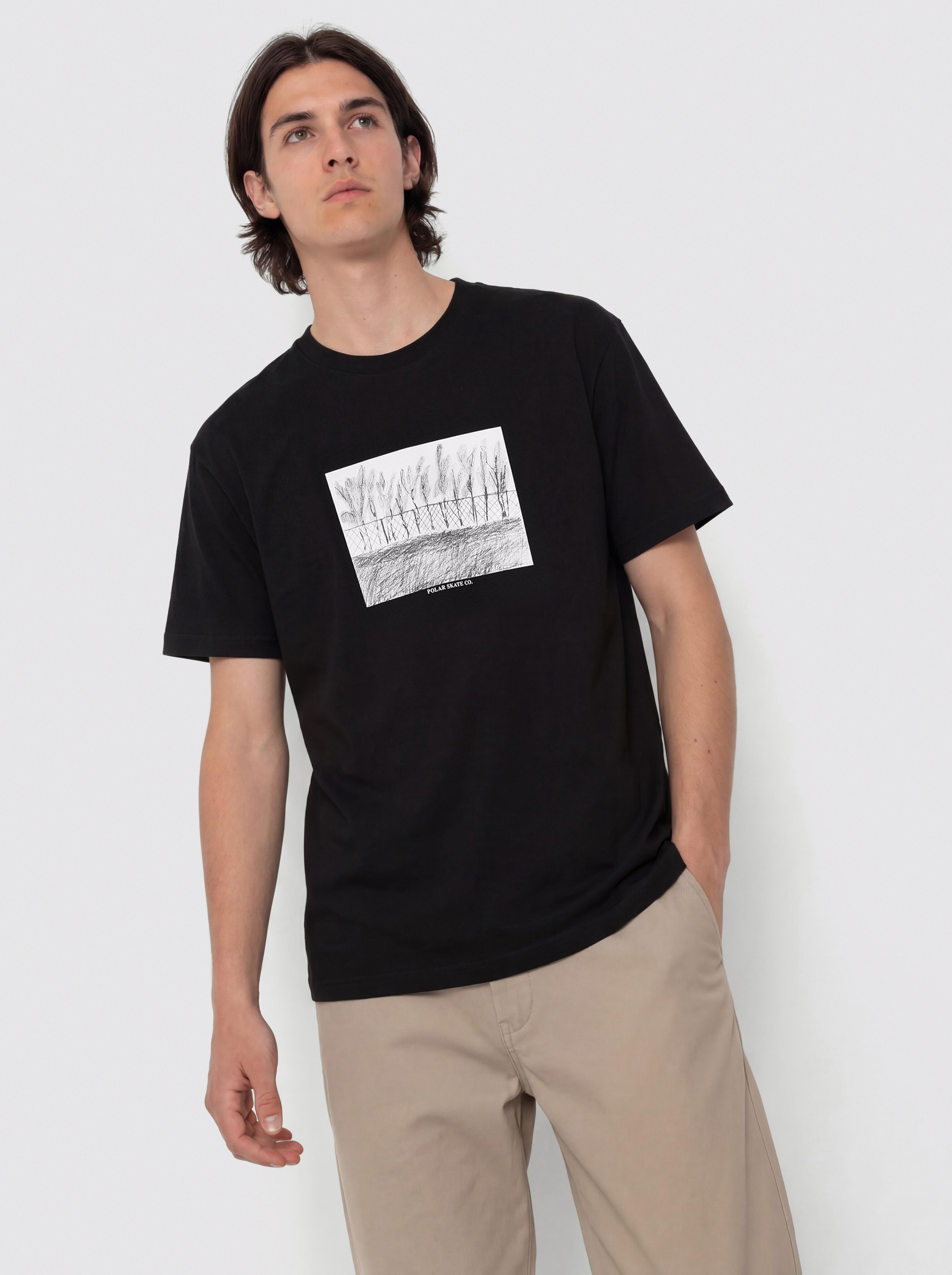 T-shirt Polar Skate Fence (black)