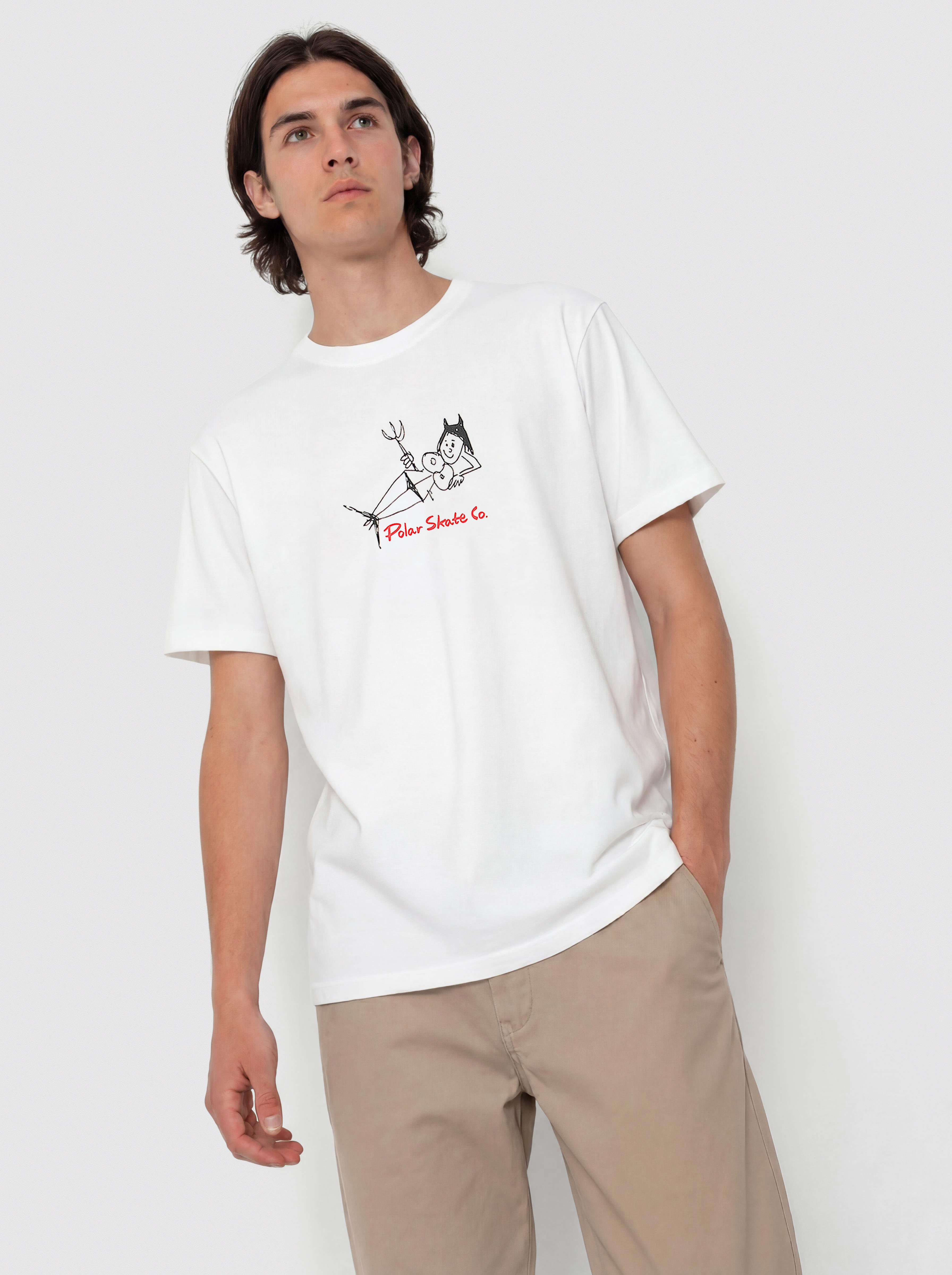 T-shirt Polar Skate Devil Woman (white)