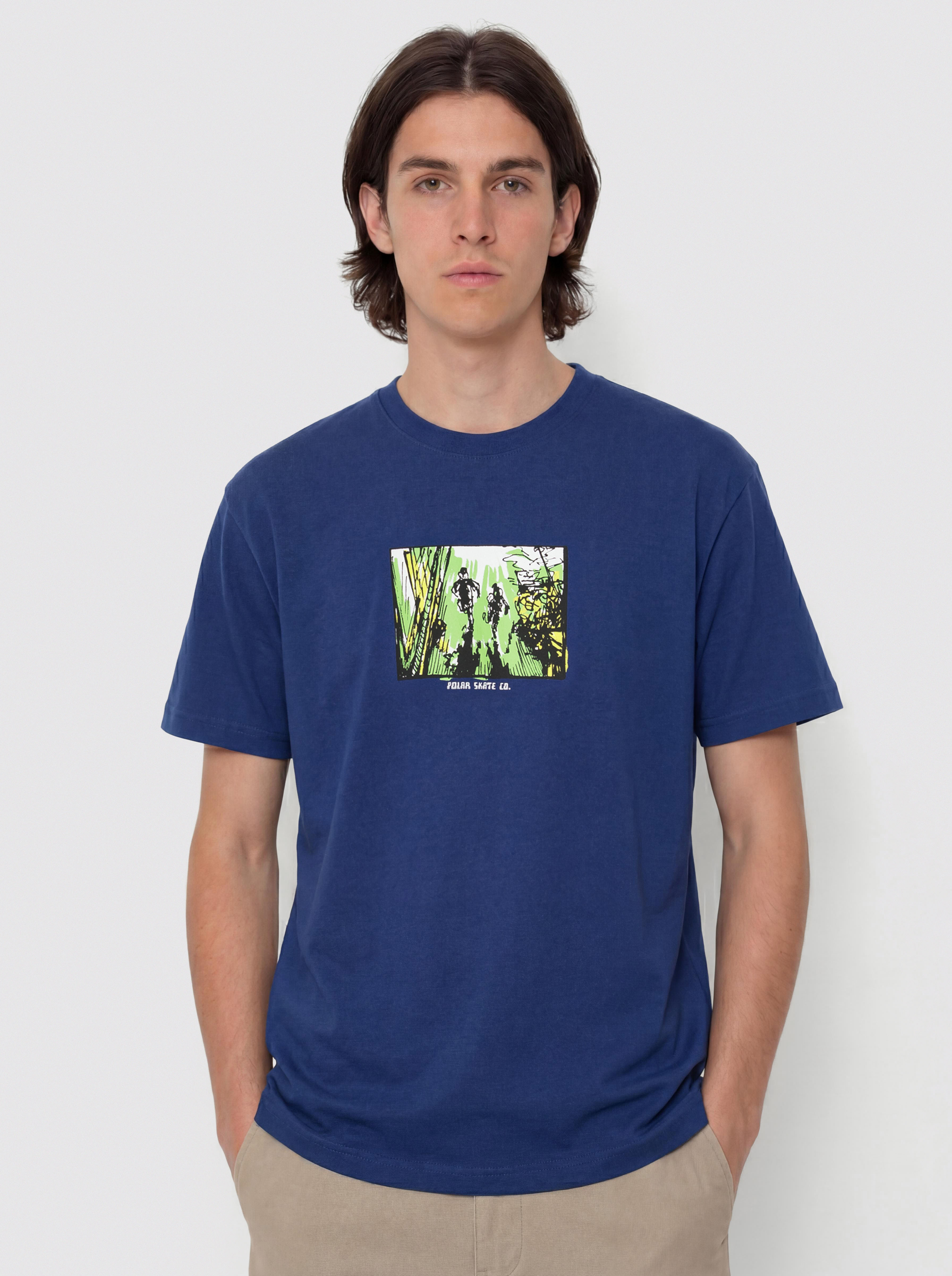 T-shirt Polar Skate Running (deep royal blue)