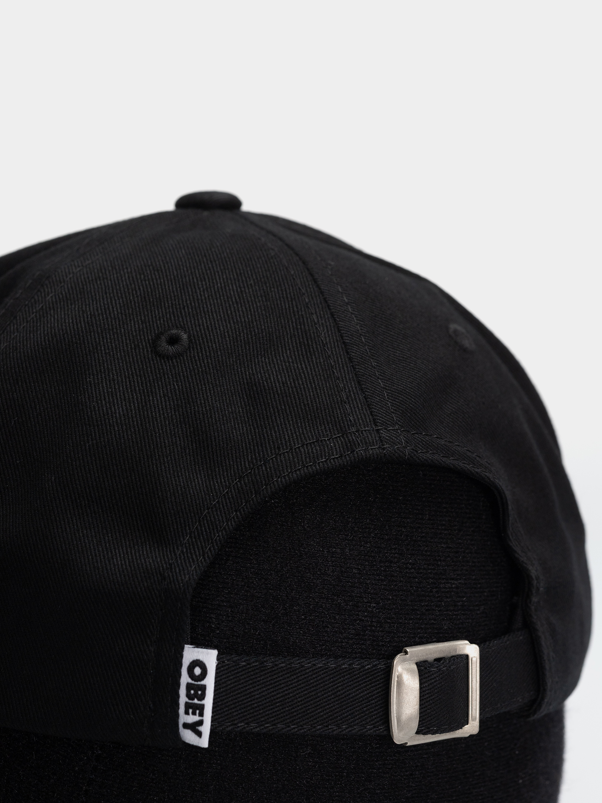 Czapka z daszkiem OBEY Bold Curve 6 Panel (black)