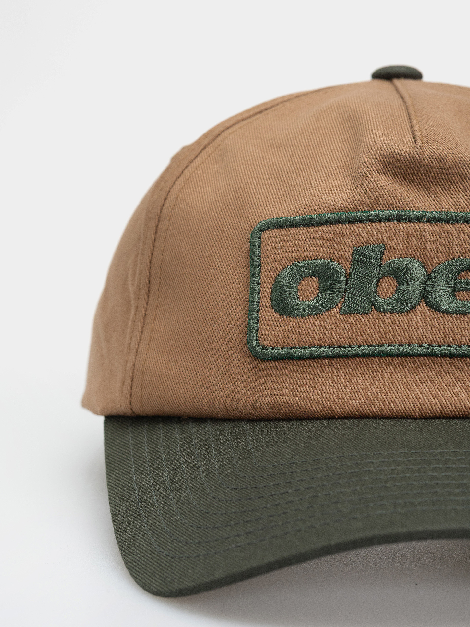 Czapka z daszkiem OBEY Ranch 5 Panel (deep forest multi)