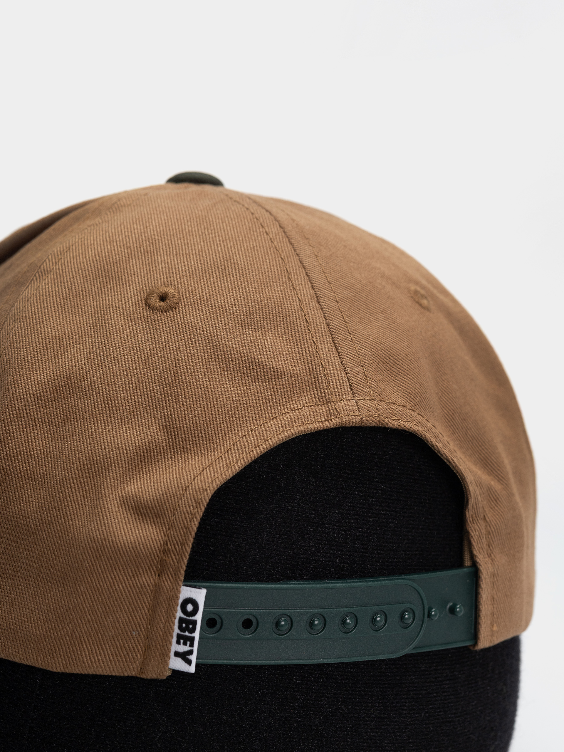 Czapka z daszkiem OBEY Ranch 5 Panel (deep forest multi)