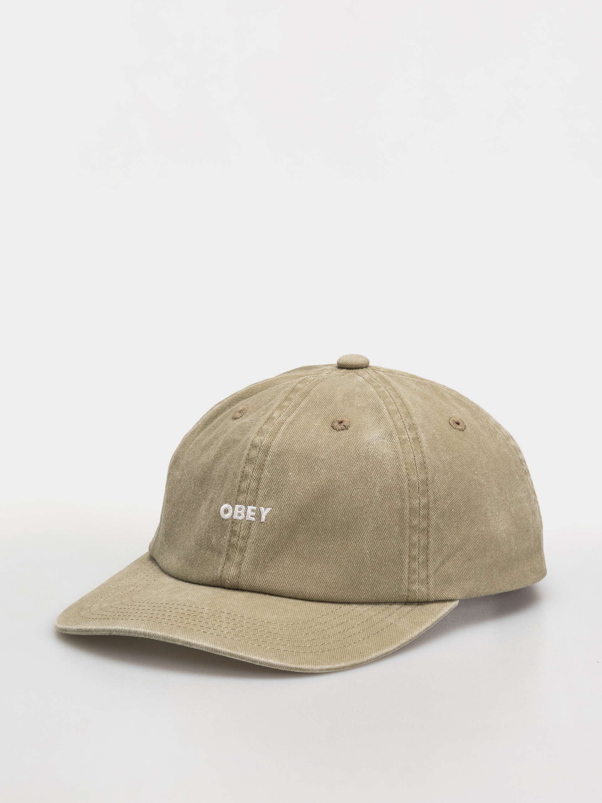 Czapka z daszkiem OBEY Pigment Bold 6 Panel (pigment khaki)