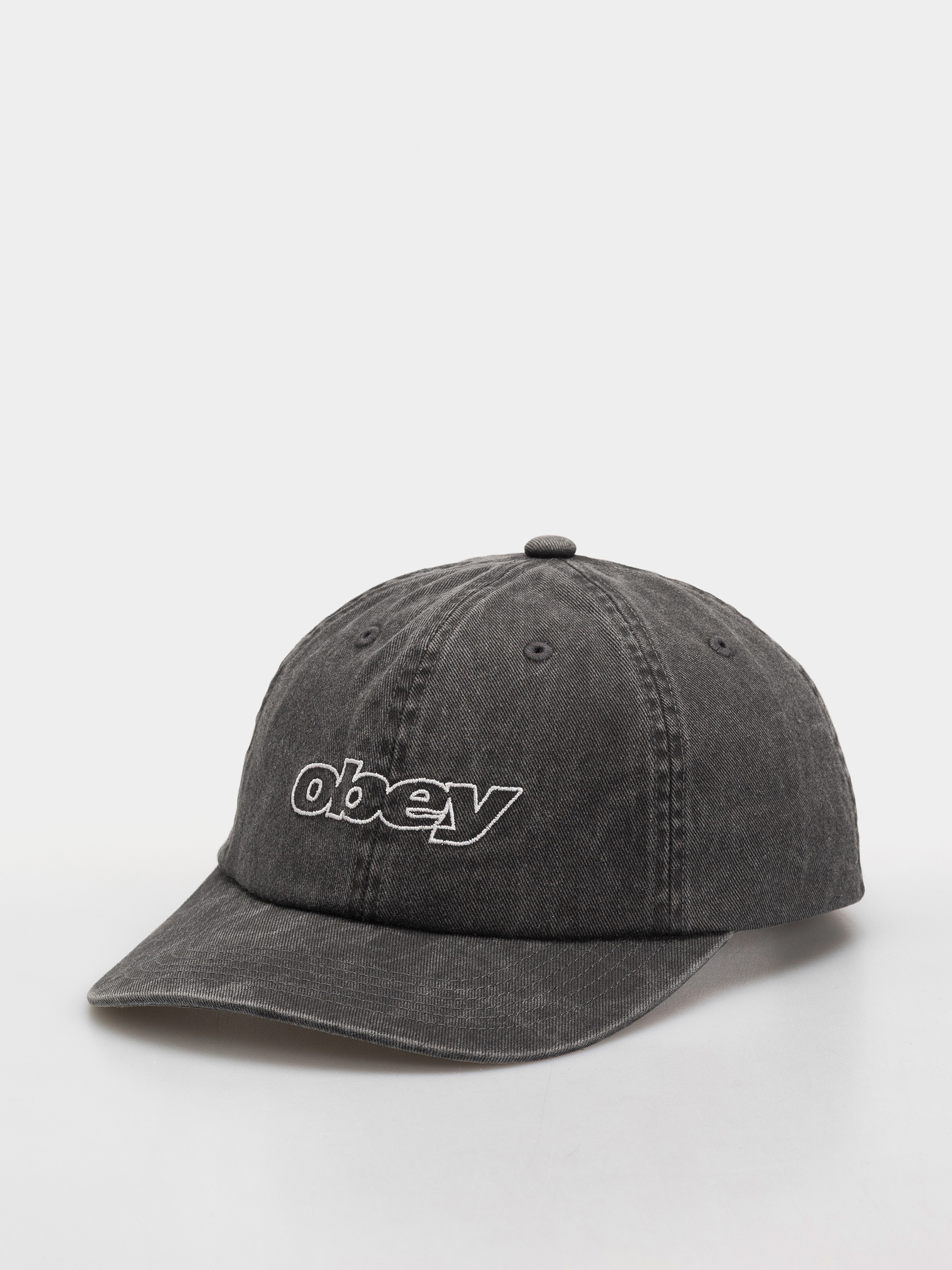 Czapka z daszkiem OBEY Pigment Slanted (pigment black)