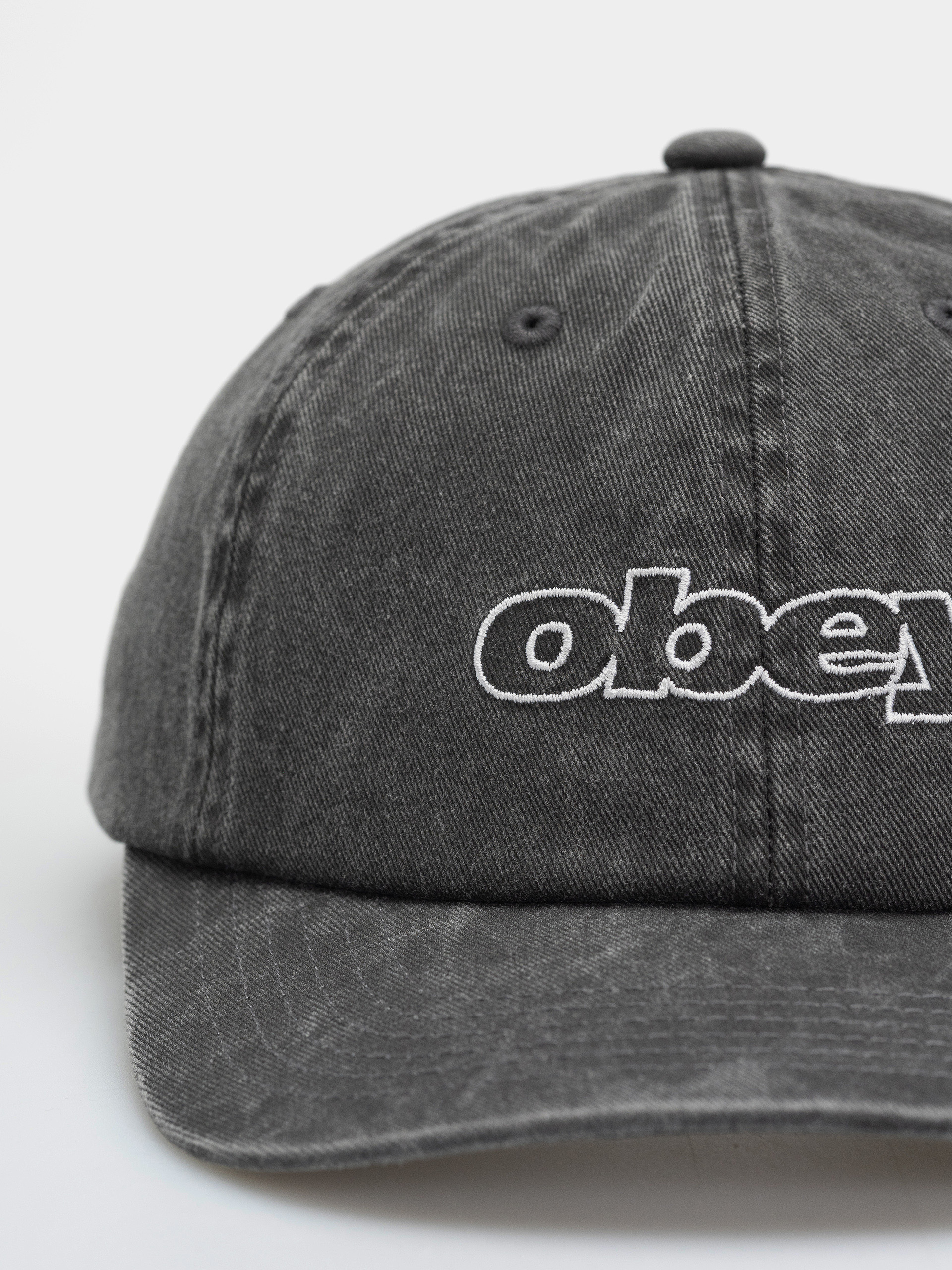 Czapka z daszkiem OBEY Pigment Slanted (pigment black)