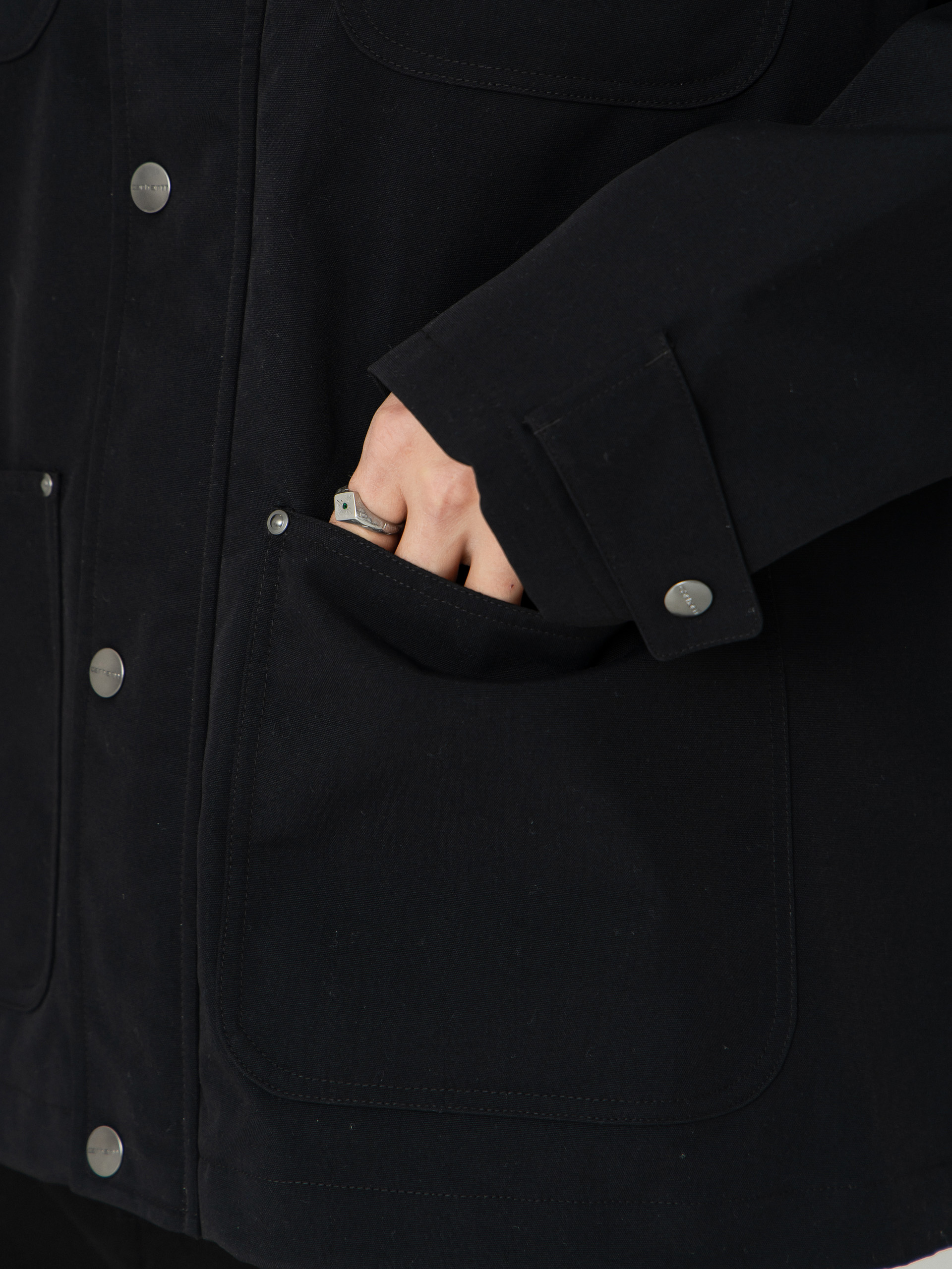 Kurtka Carhartt WIP Clapton (black/black)