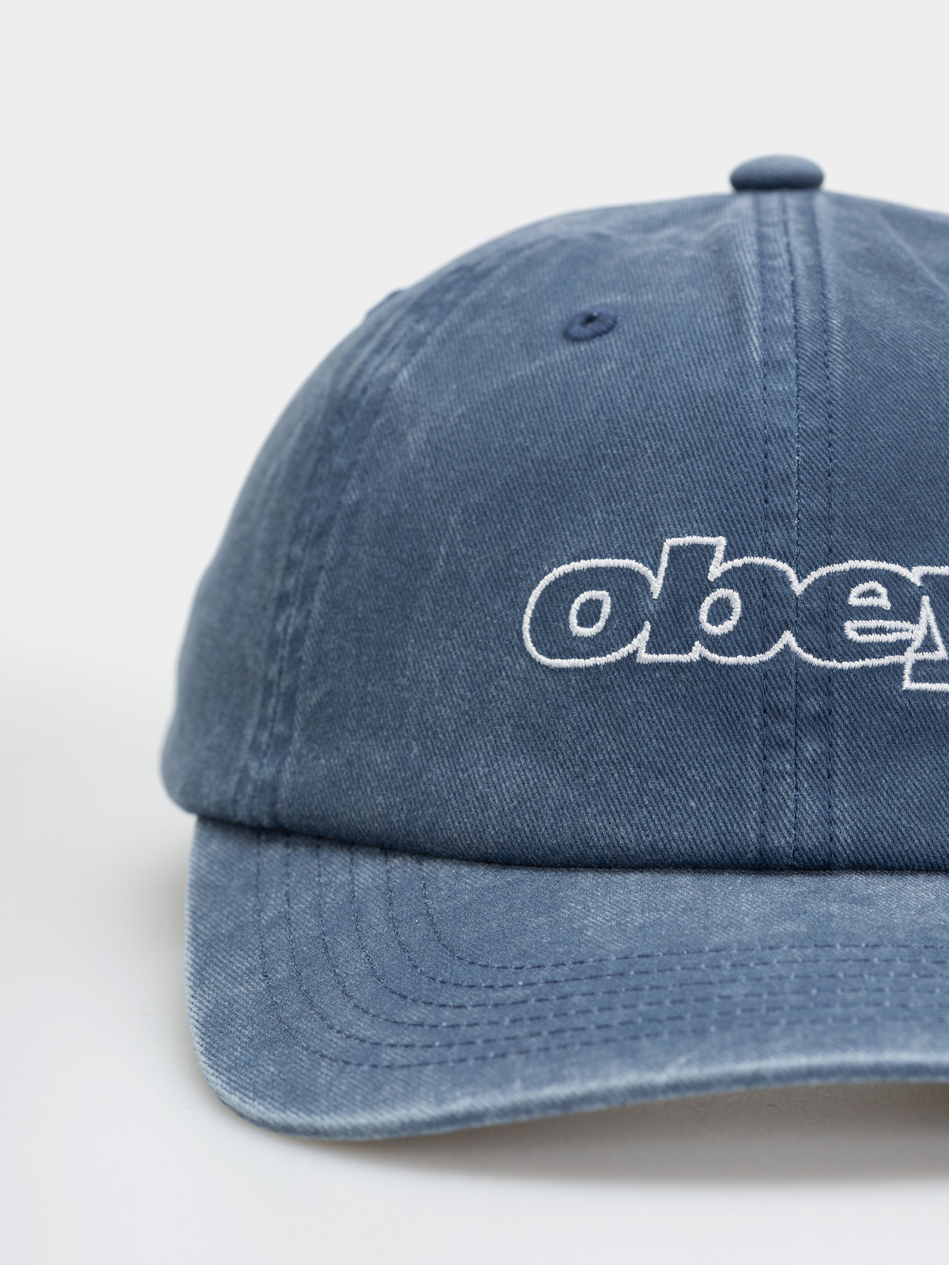 Czapka z daszkiem OBEY Pigment Slanted (pigment navy)
