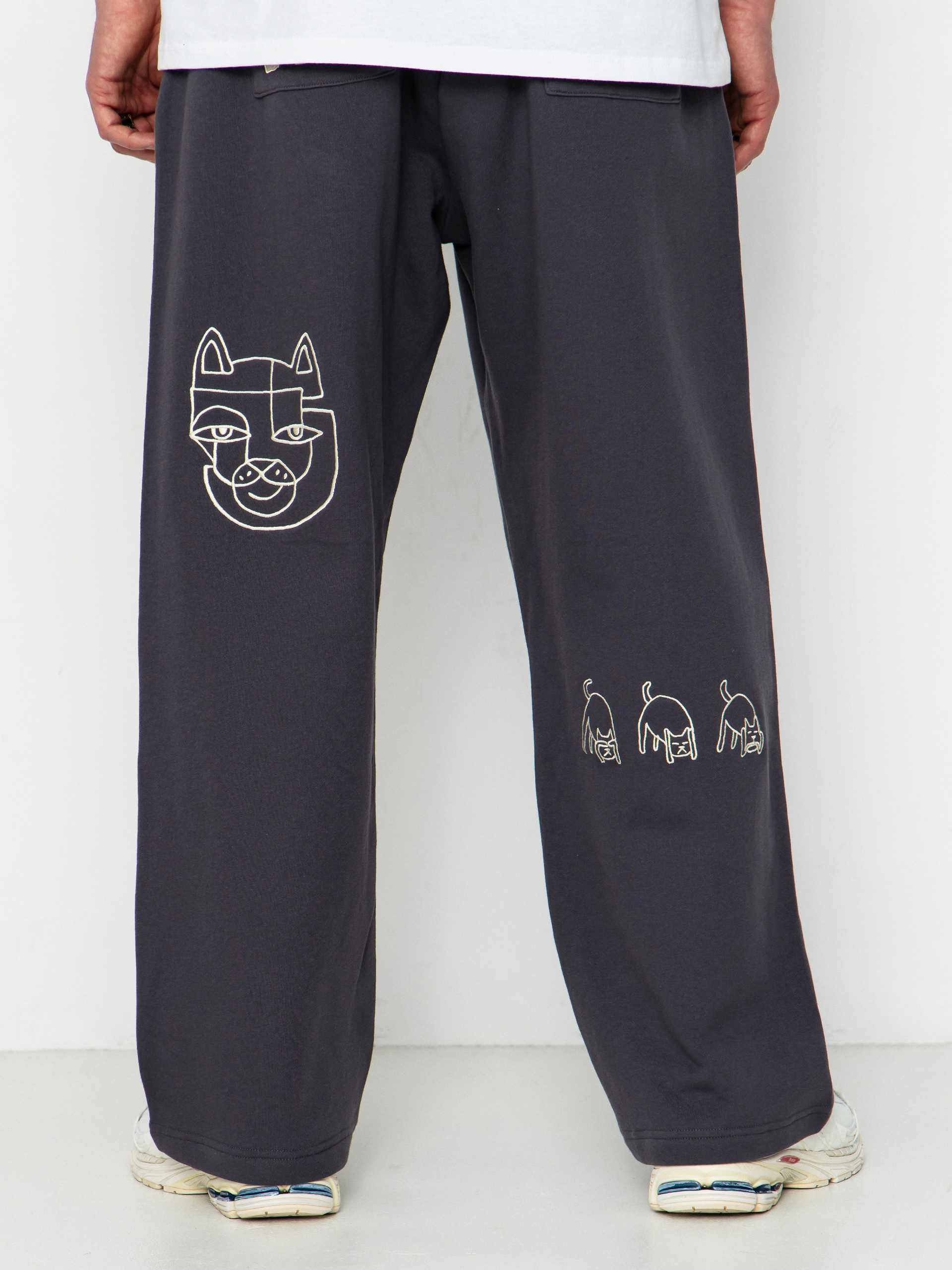 Spodnie RipNDip Blonded Straight Leg (charcoal)