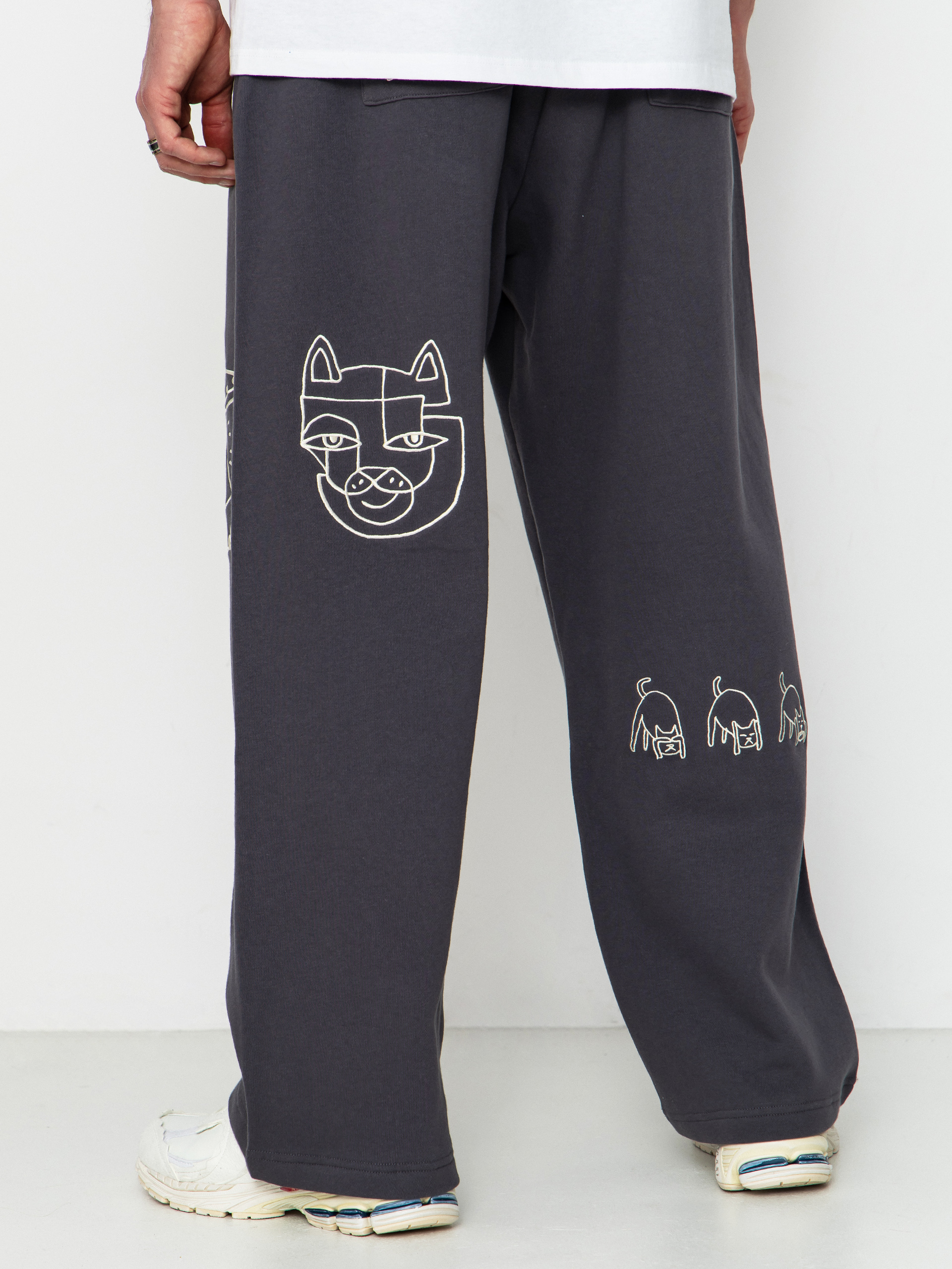 Spodnie RipNDip Blonded Straight Leg (charcoal)