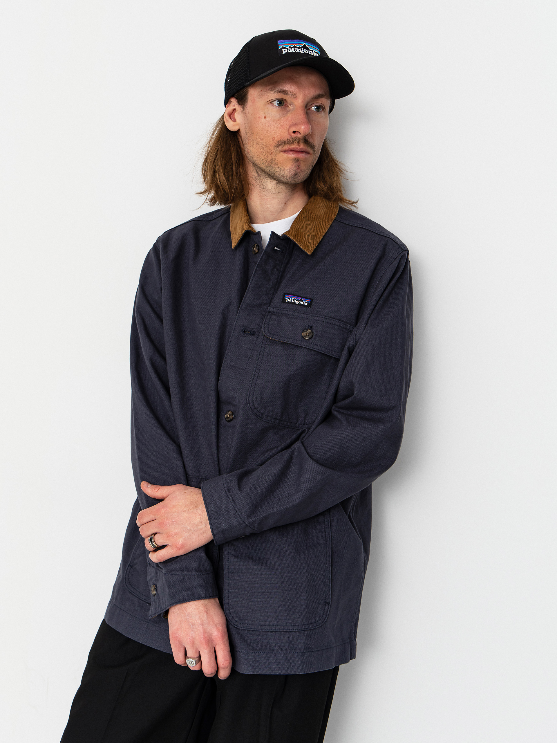 Kurtka Patagonia Point Reyes Canvas (smolder blue)