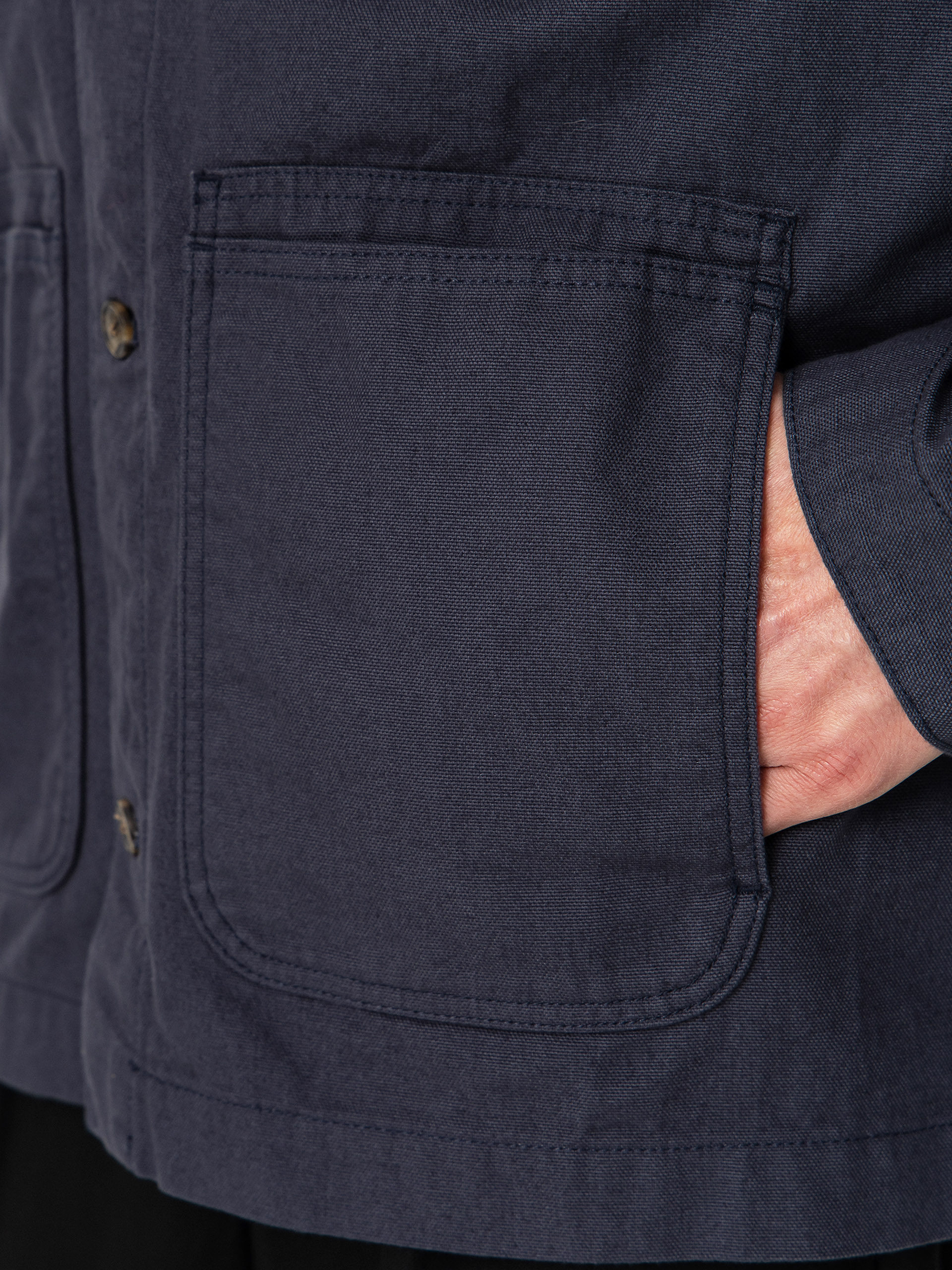 Kurtka Patagonia Point Reyes Canvas (smolder blue)