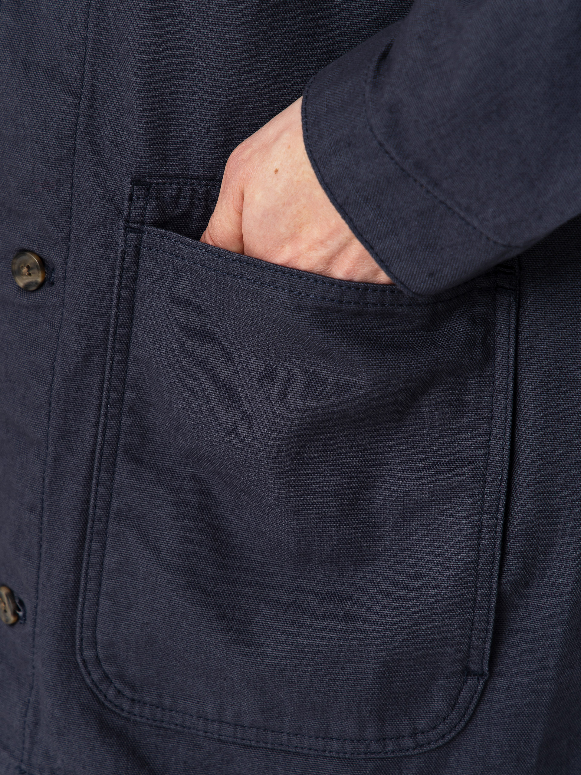 Kurtka Patagonia Point Reyes Canvas (smolder blue)