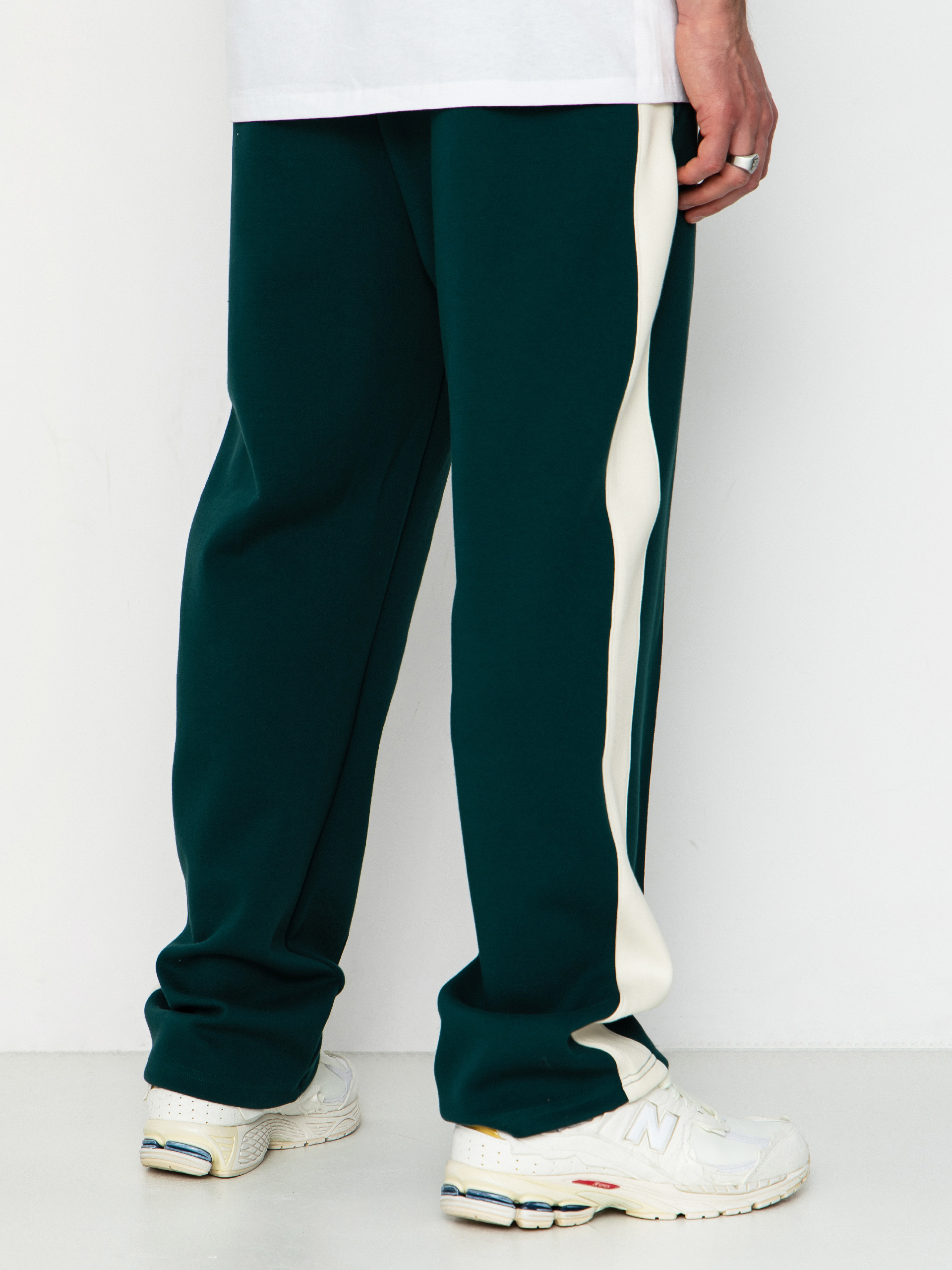 Spodnie Karl Kani Signature Sidestripe Pique (green)