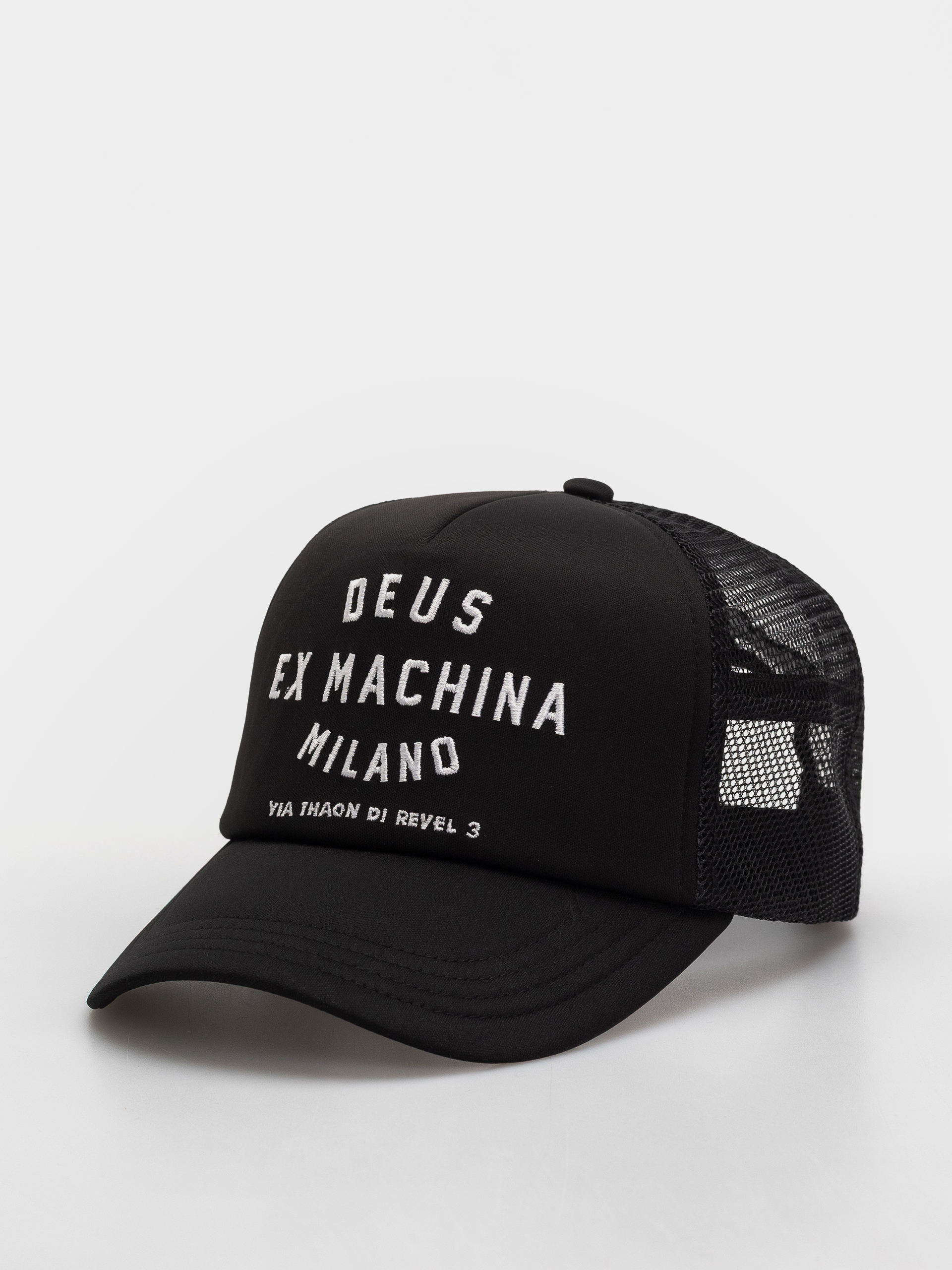 Czapka z daszkiem Deus Ex Machina Milano Address (black)