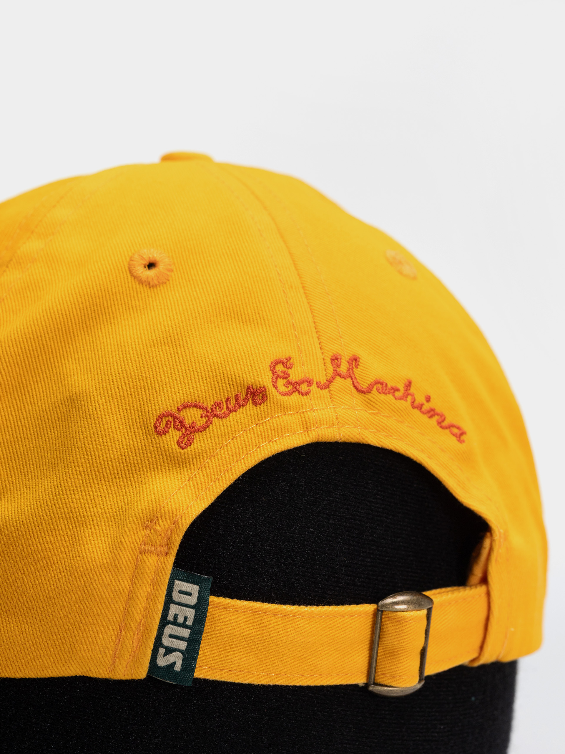 Czapka z daszkiem Deus Ex Machina Smile Dad (citrus yellow)
