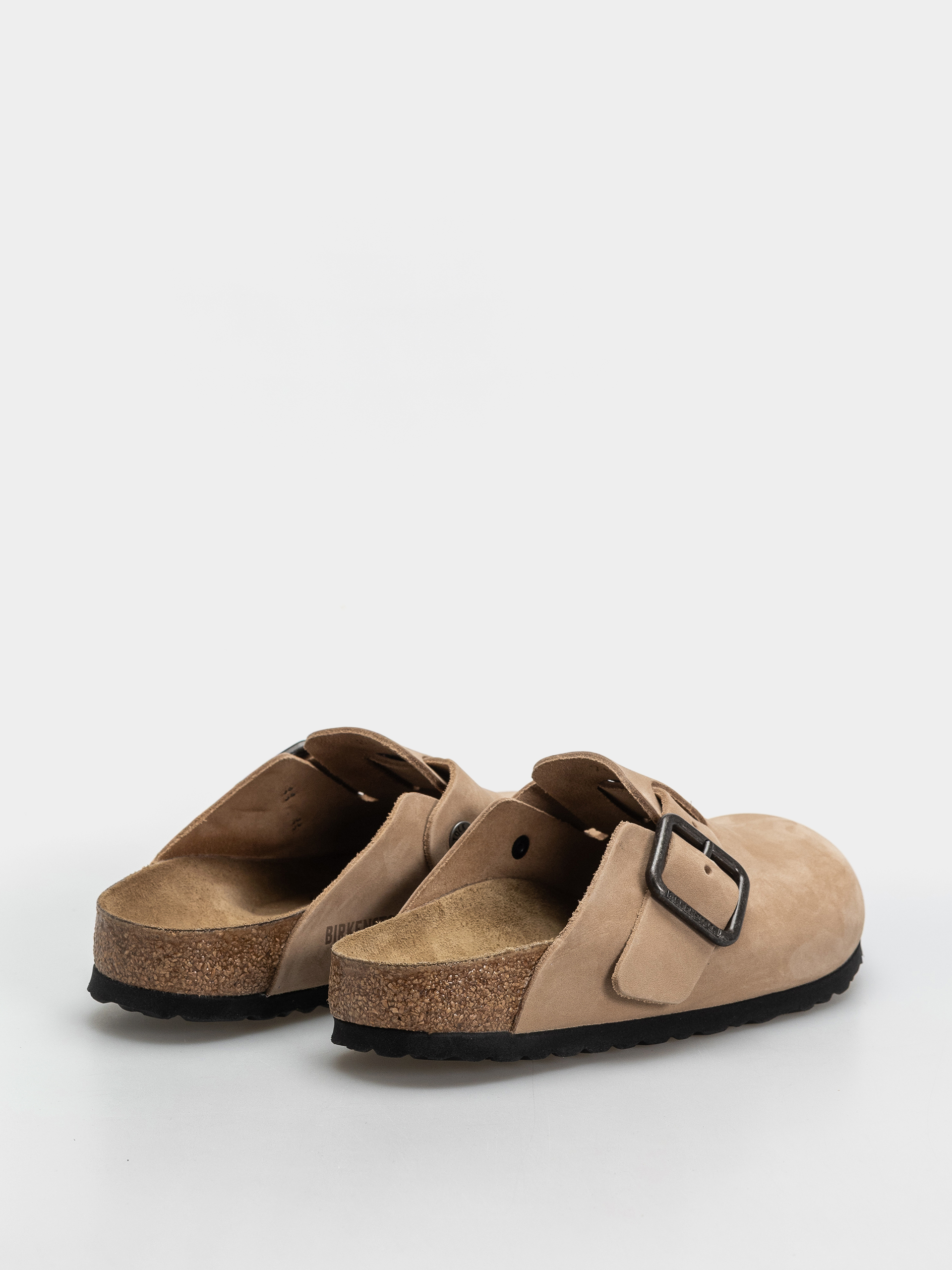 Klapki Birkenstock Boston Wire Buckle Nubuck Leather Narrow (sandcastle)