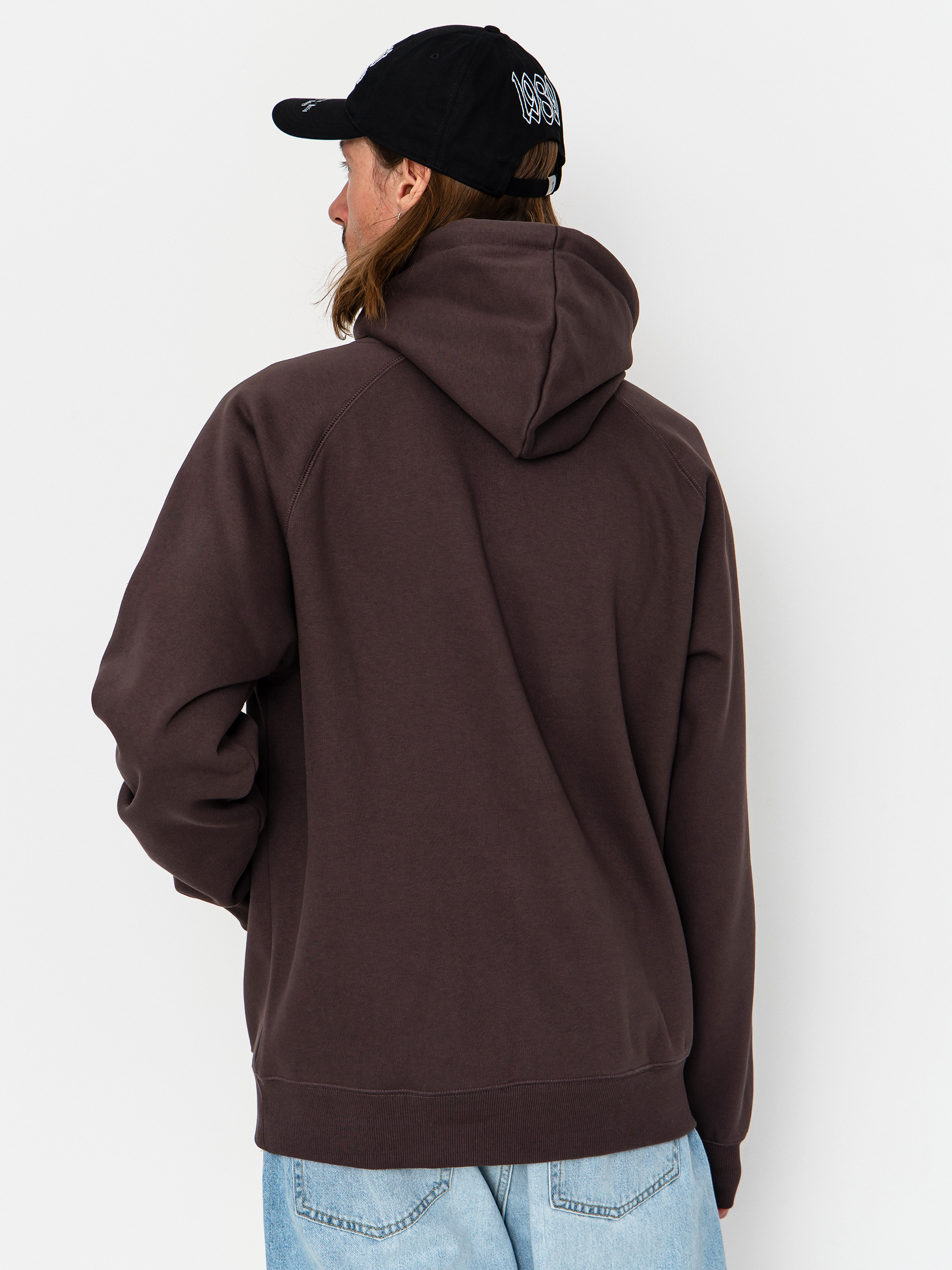 Bluza z kapturem Carhartt WIP Chase HD (shale/gold)